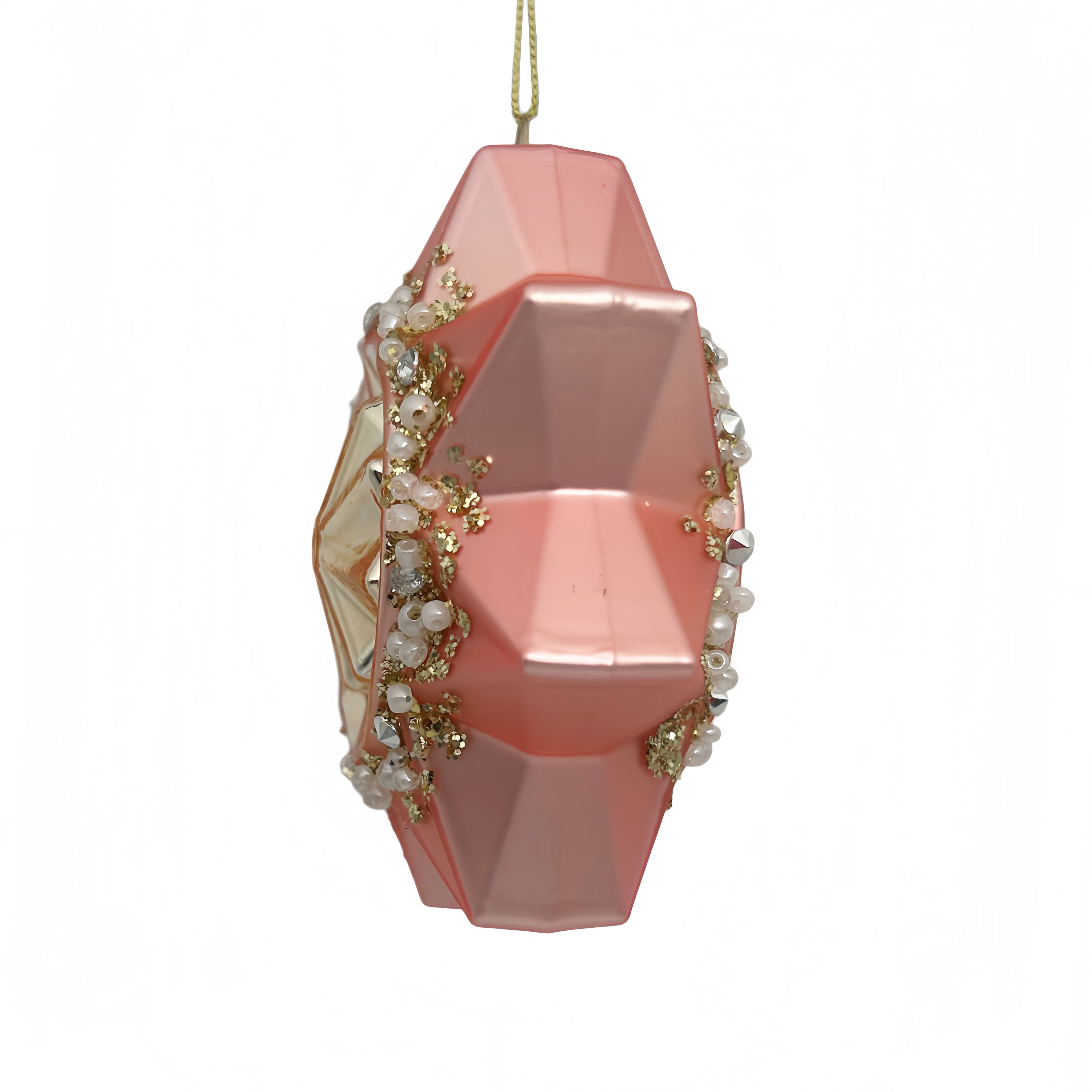 3.75" Pink Star Glass Ornament by Ashland®