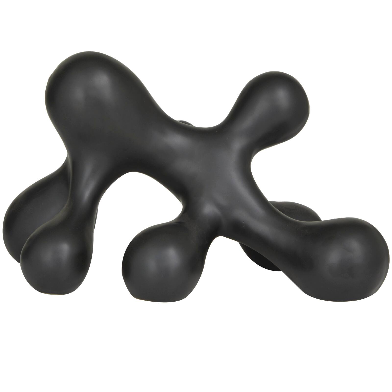 CosmoLiving by Cosmopolitan 13" Porcelain Molecule Abstract Sculpture