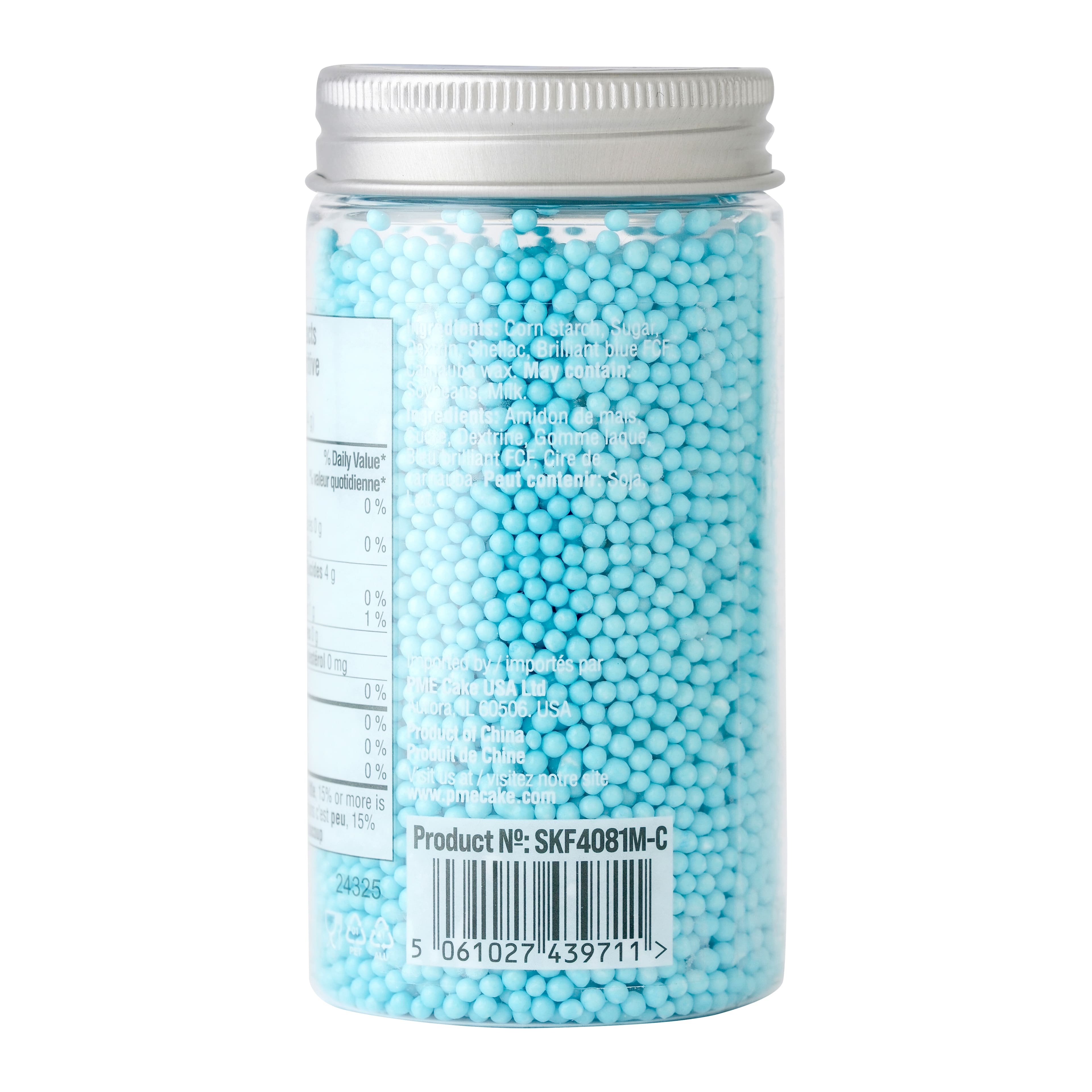 PME Cake Sweet Street® 3.8oz. Nonpareils Sprinkles