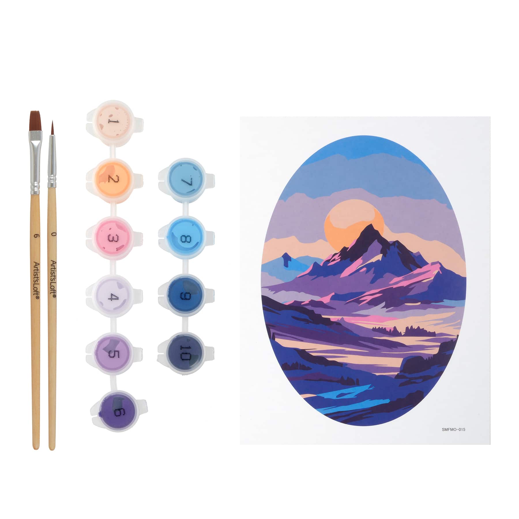 Mountain Paint-by-Number Framed Mini KIt by Artist's Loft®