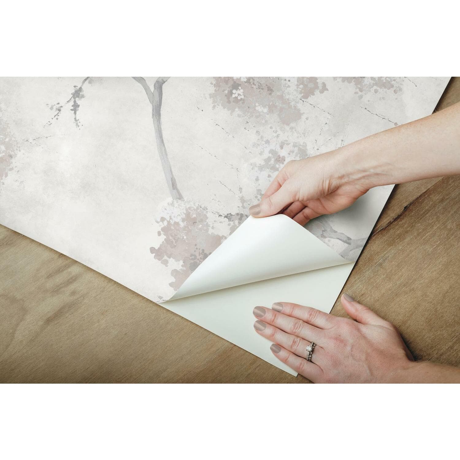 RoomMates Weeping Cherry Tree Blossom Peel & Stick Wallpaper