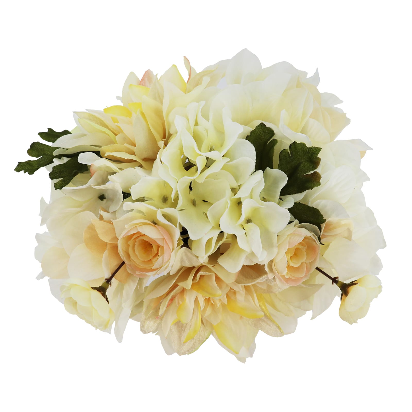 10" White & Yellow Flower Ceramic Vase Tabletop Décor by Ashland®
