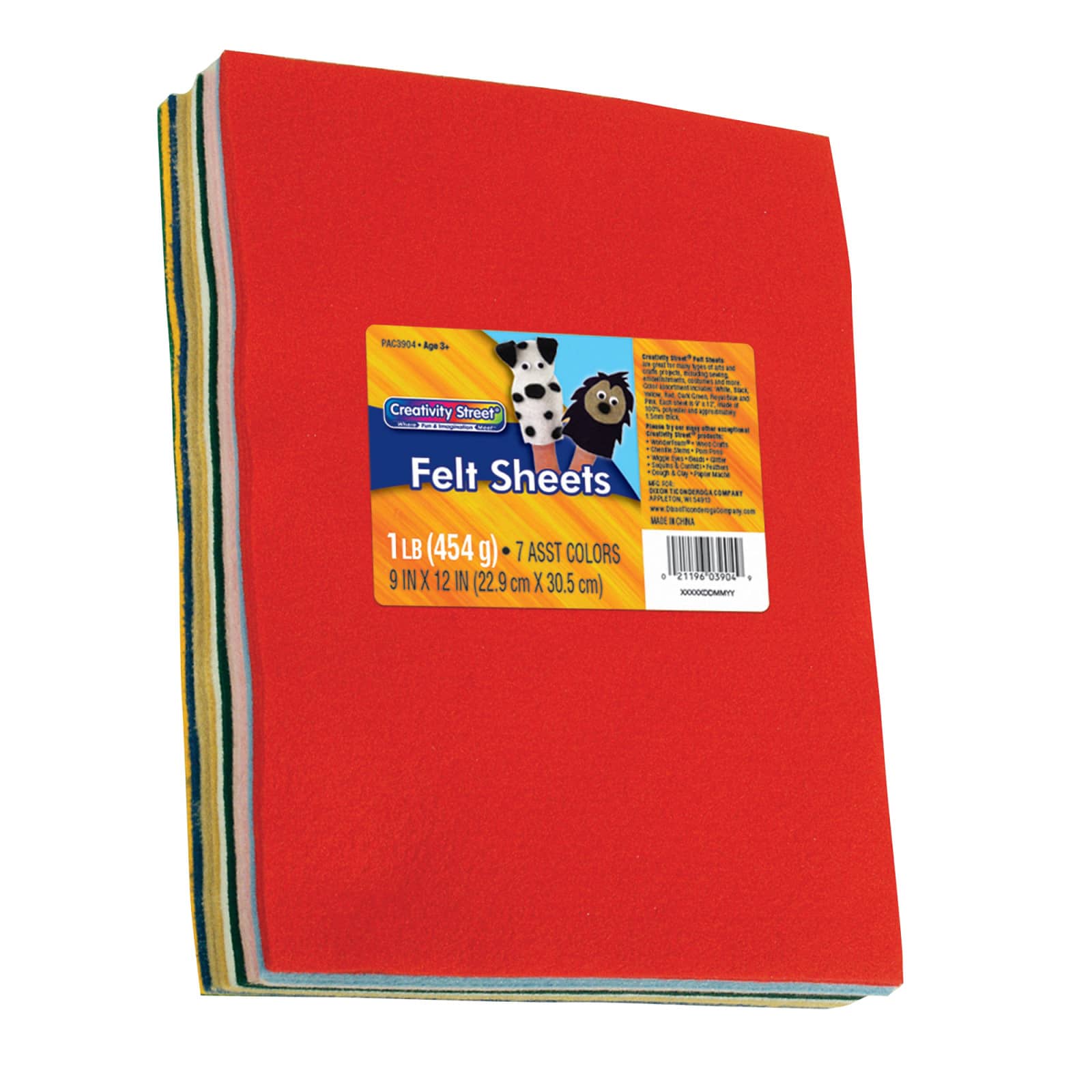 Creativity Street® 9" x 12" Assorted Color Felt Sheets, 2 Packs