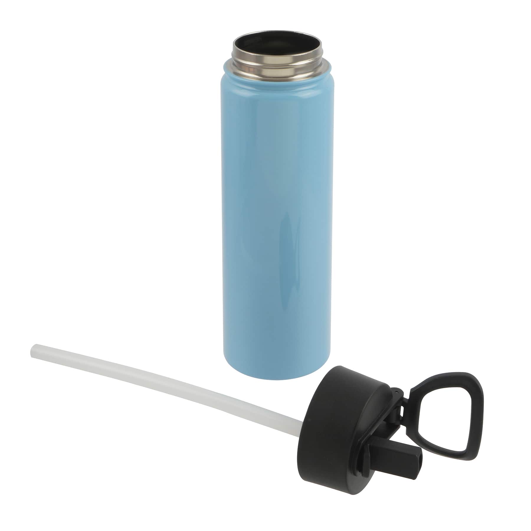 12 Pack: 22oz. Stainless Steel Sublimation Water Bottle with Travel Lid by Make Market®