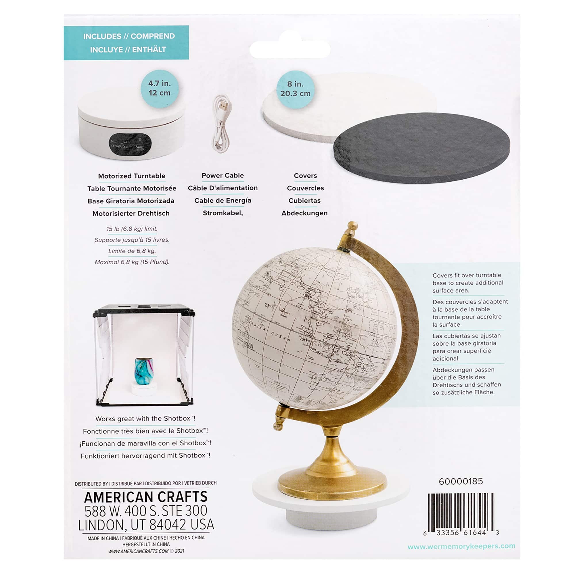 We R Memory Keepers® Shotbox Motorized Turntable