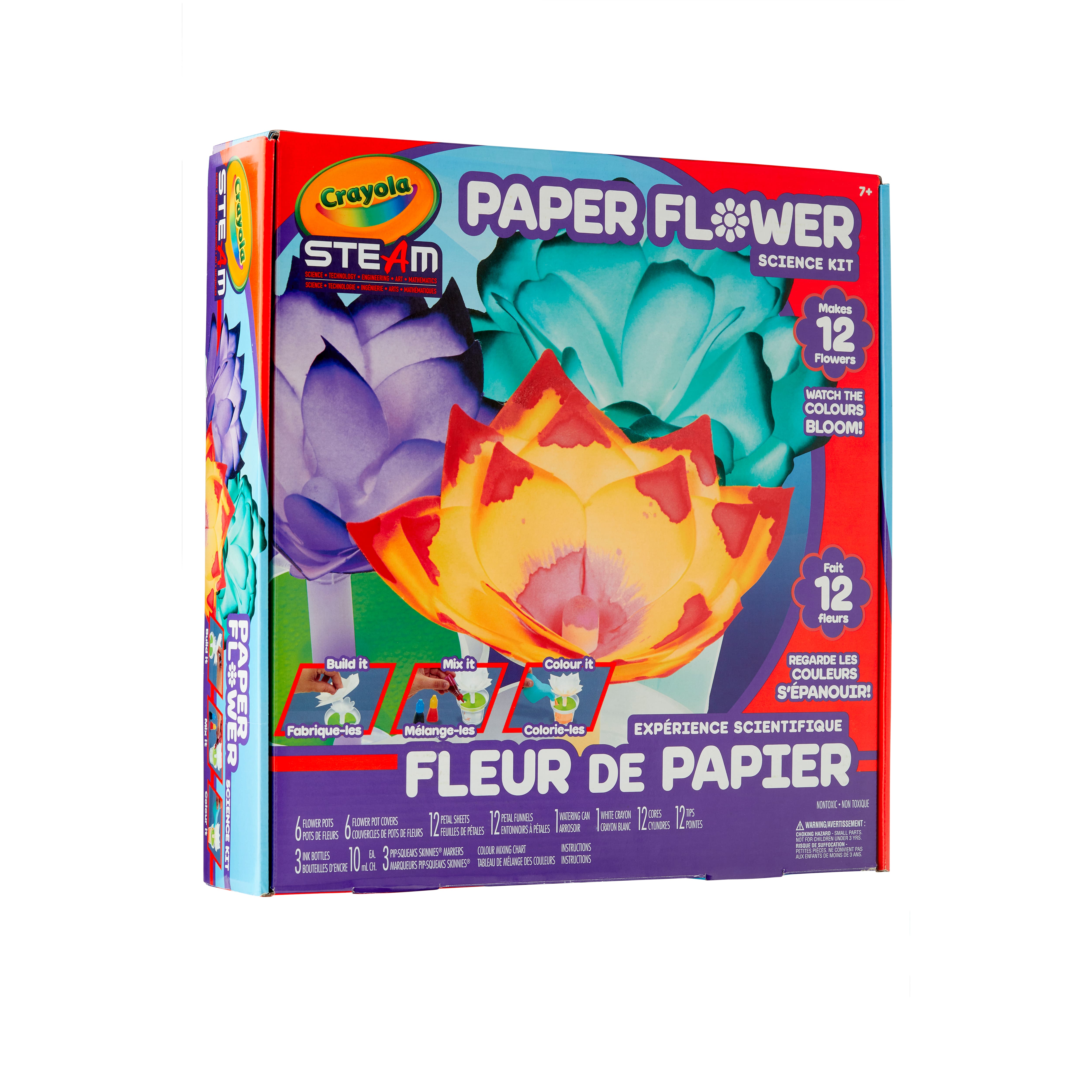 Trousse de science à fleurs de papier S.T.E.A.M de Crayola