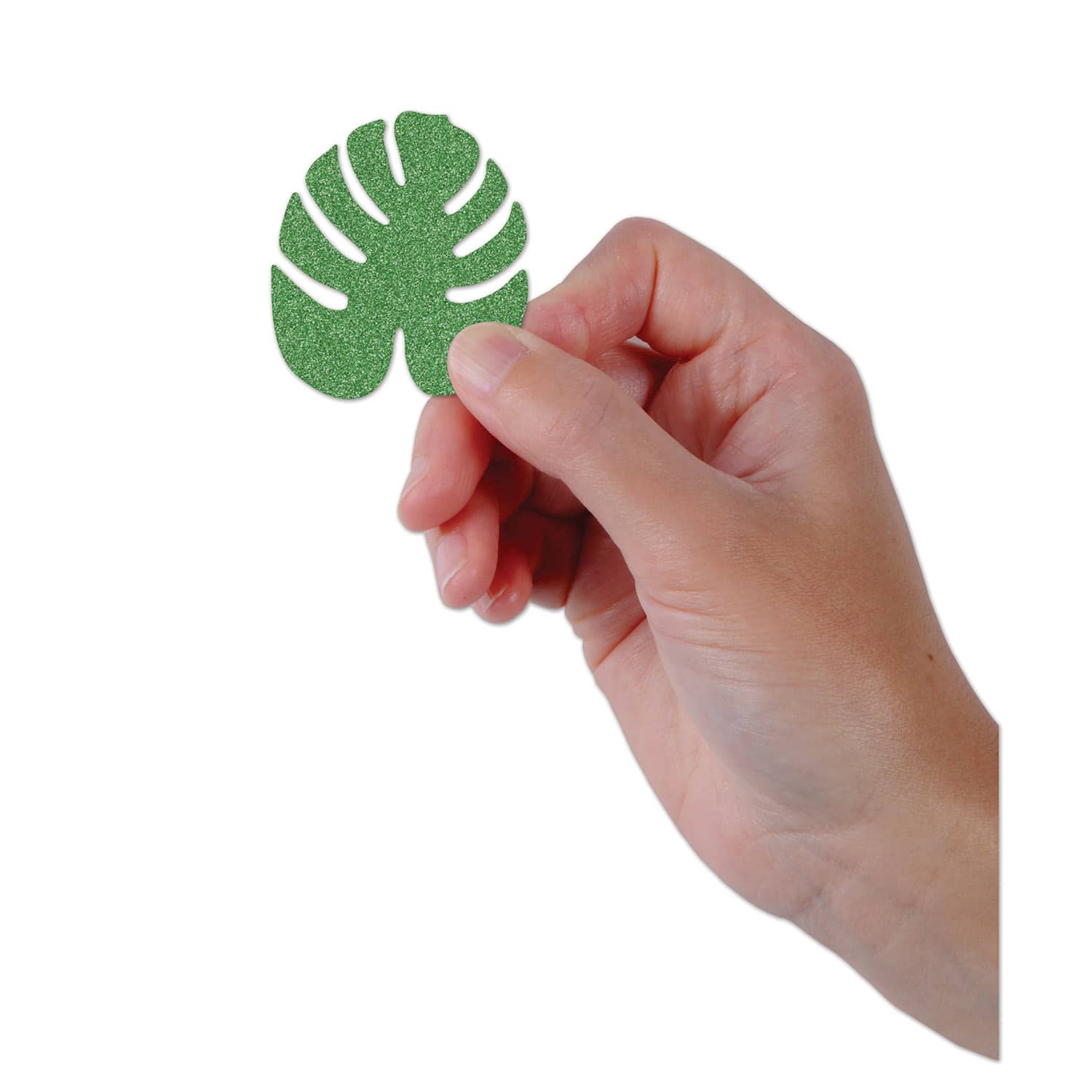 Beistle 1oz. Tropical Palm Leaf Deluxe Sparkle Confetti