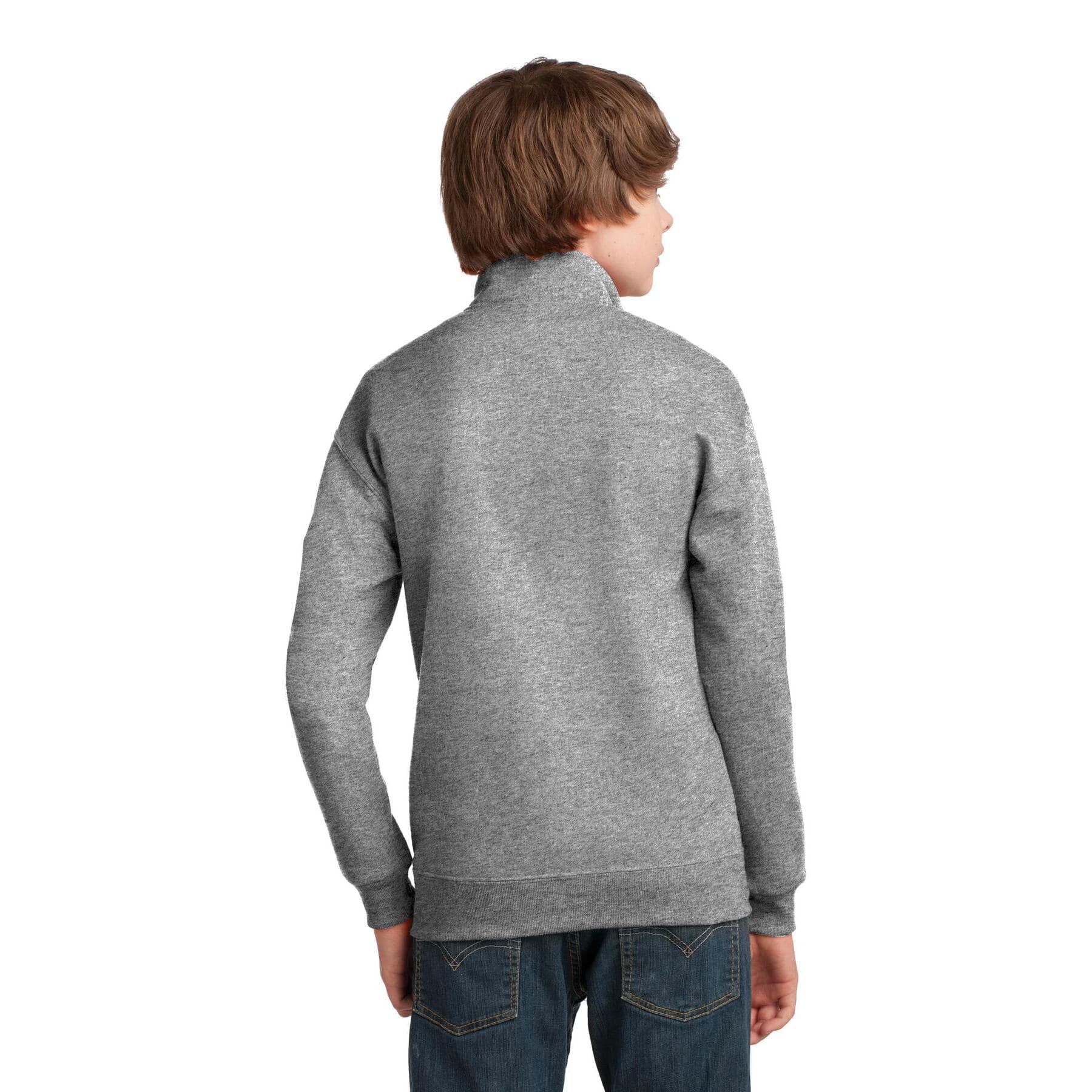 JERZEES® NuBlend® 1/4 Zip Cadet Collar Youth Sweatshirt