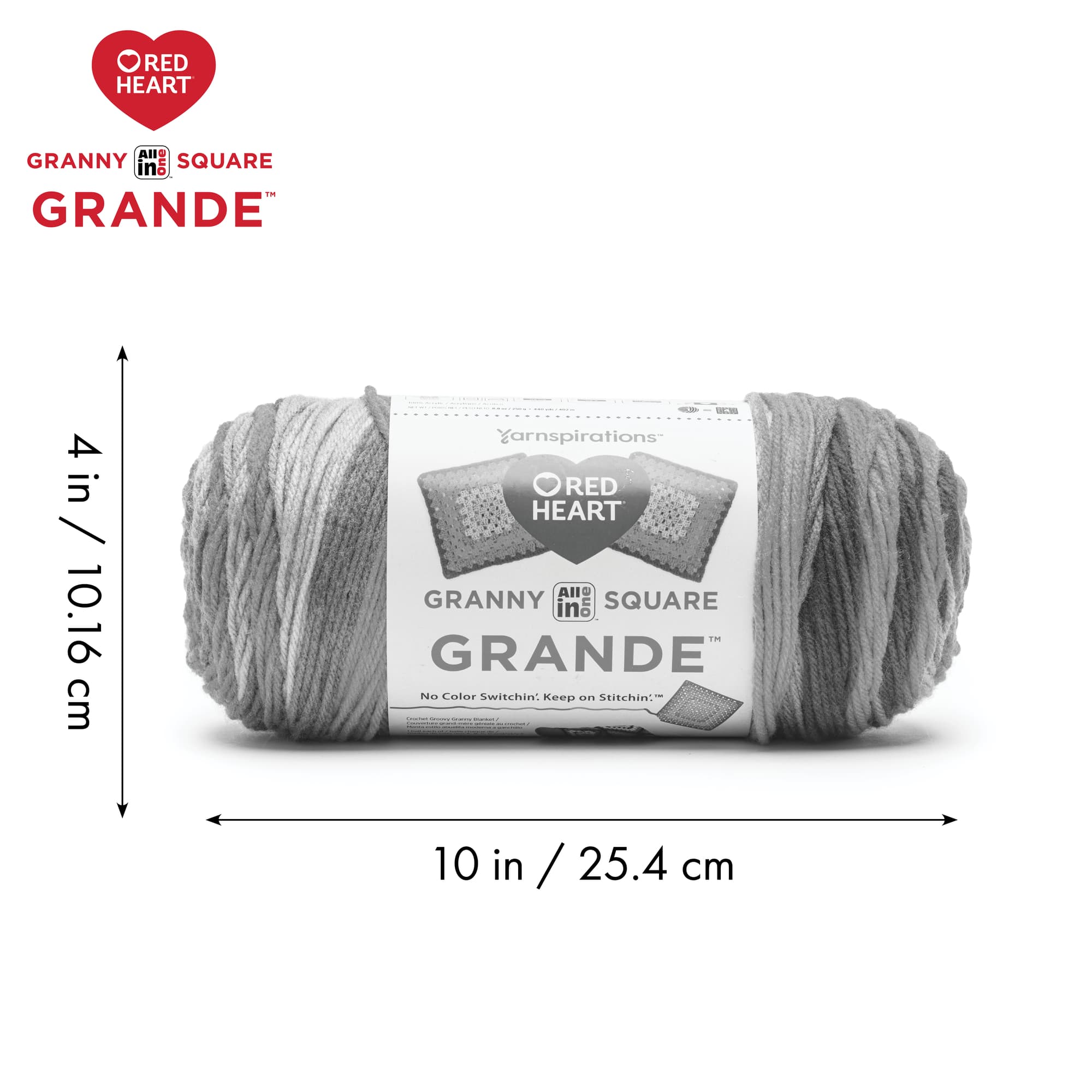 3 Pack Red Heart® All in One™ Granny Square Grande™ Yarn