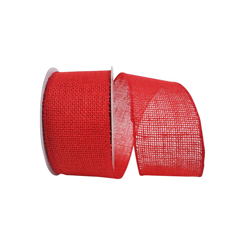 JAM Paper 2.5" x 10yd. Wired Burlap Ribbon