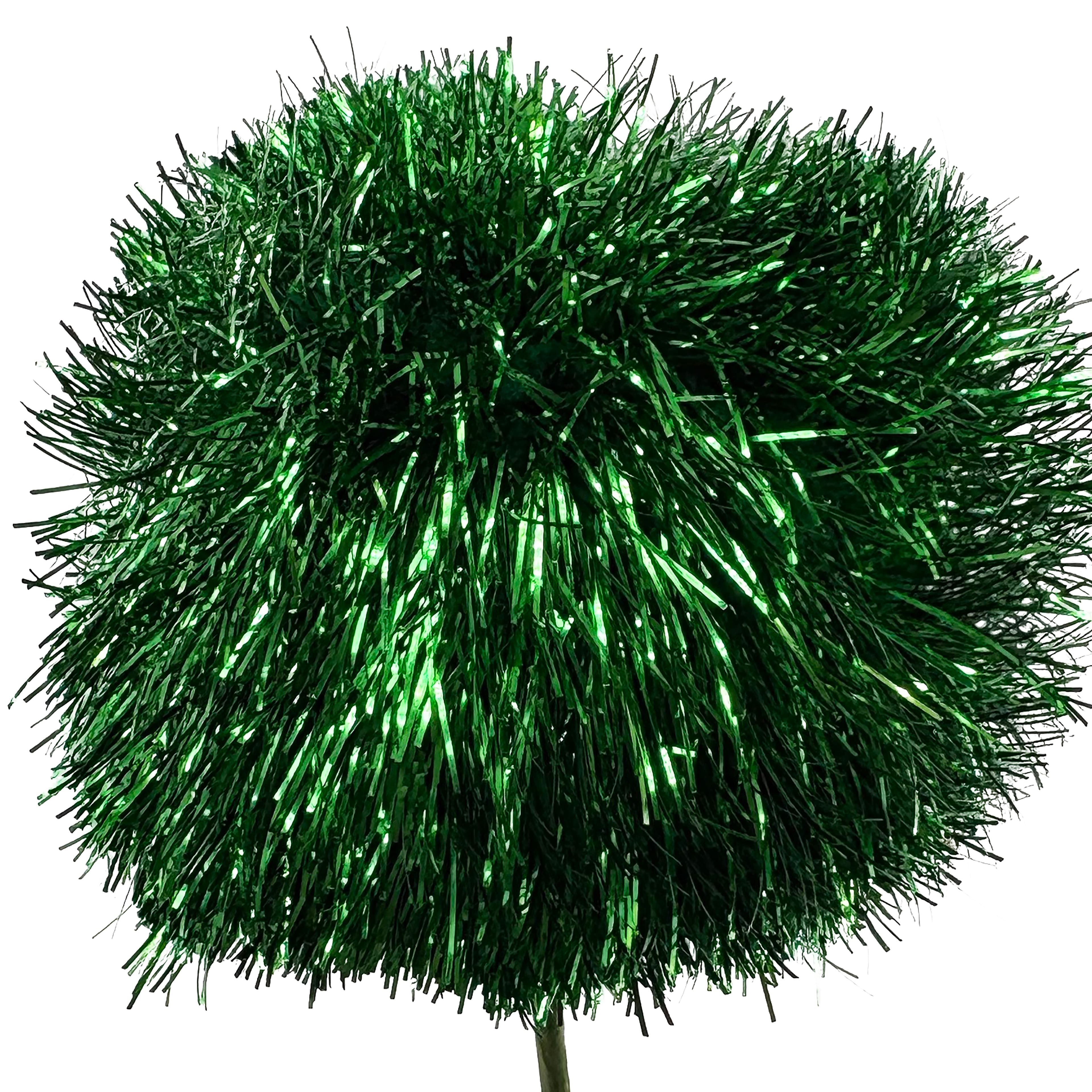 27.5" Green Tinsel Poms Stem by Ashland®