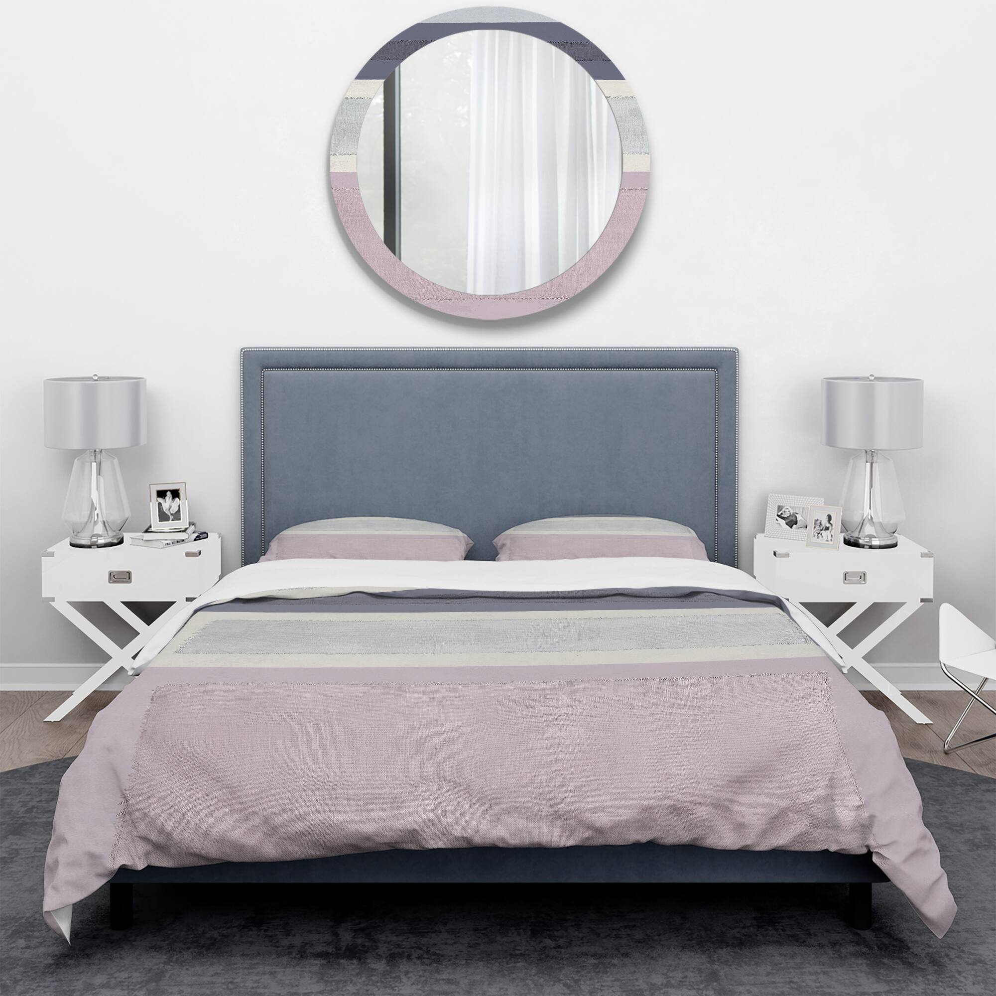 Designart 'Painted Weaving IV FB' Geometric Bedding Set
