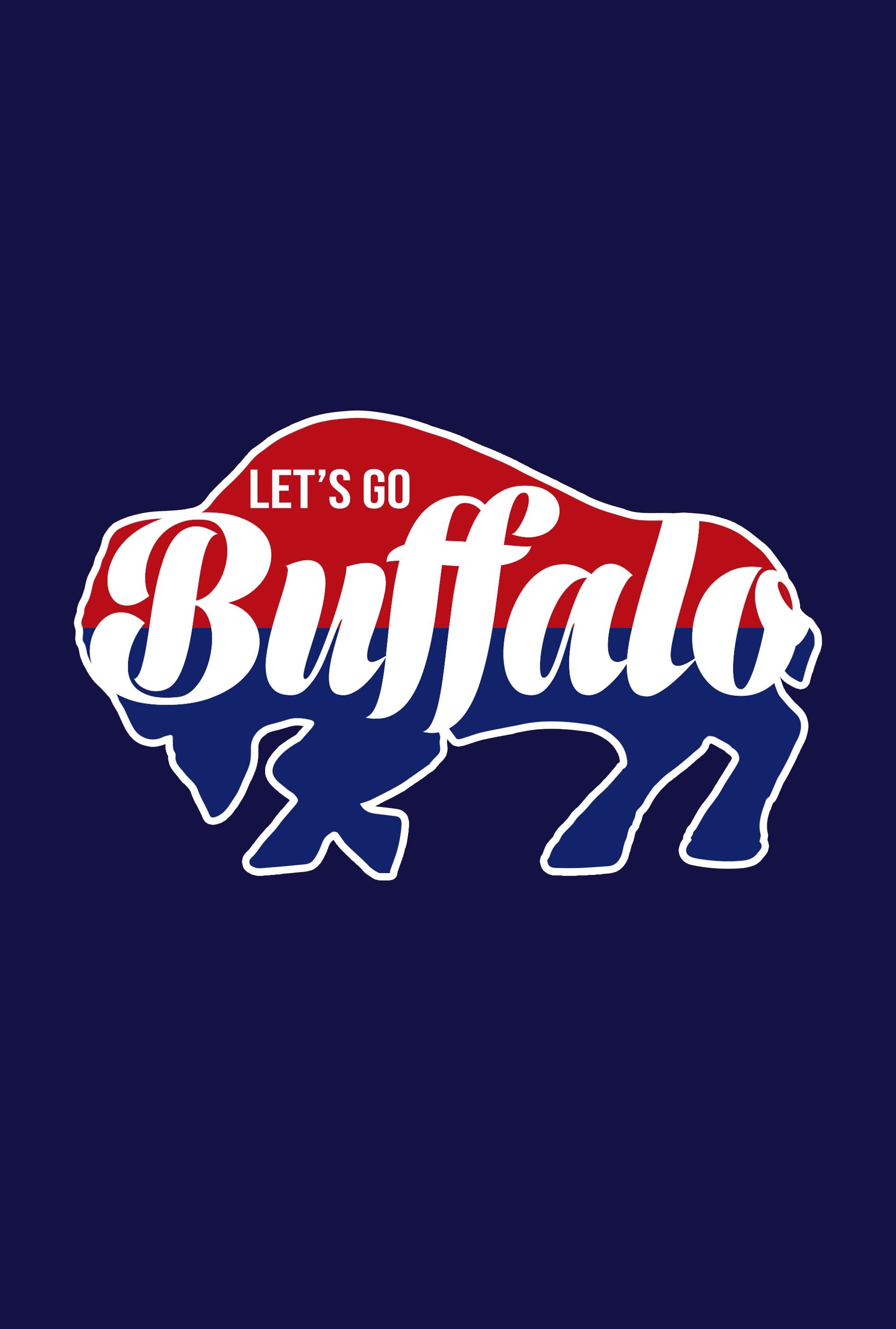 Let's Go Buffalo Outdoor Garden Flag