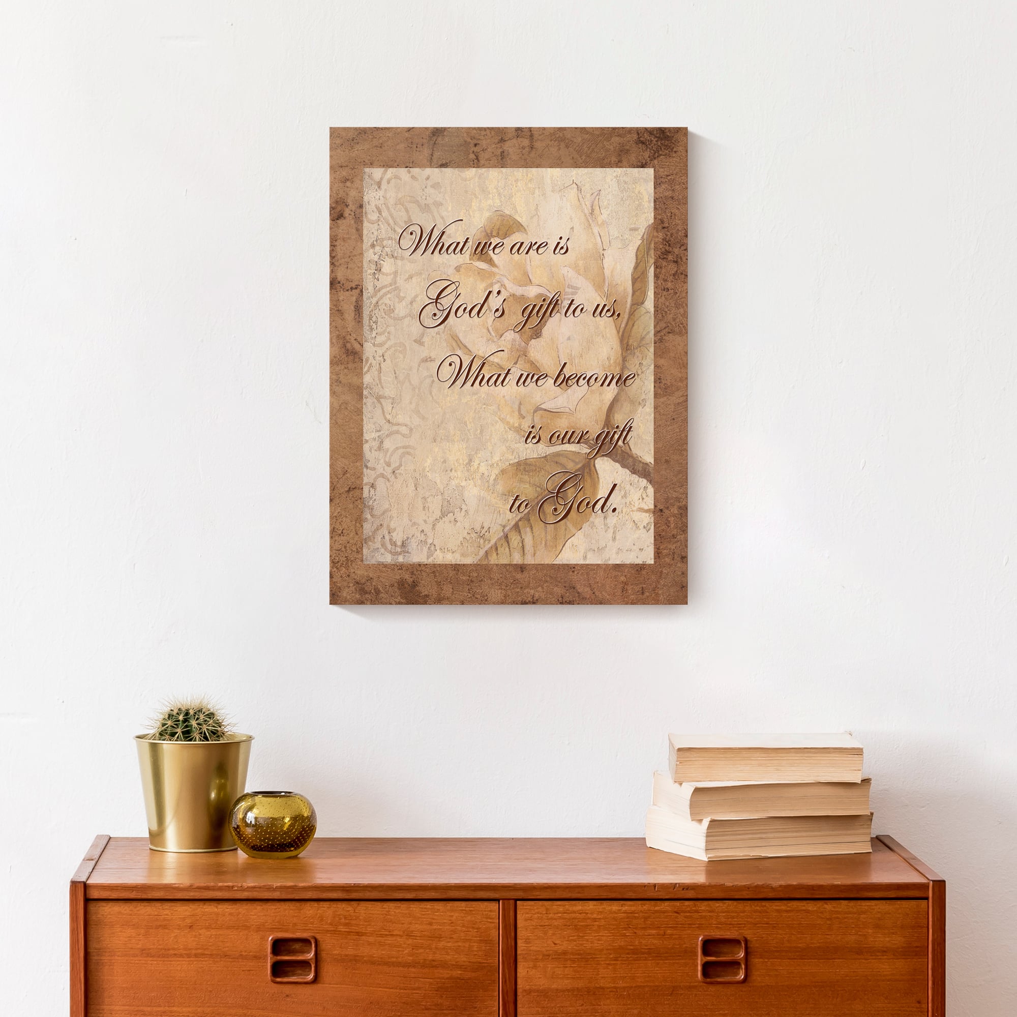 God's Gift 12" x 16" Canvas Wall Art