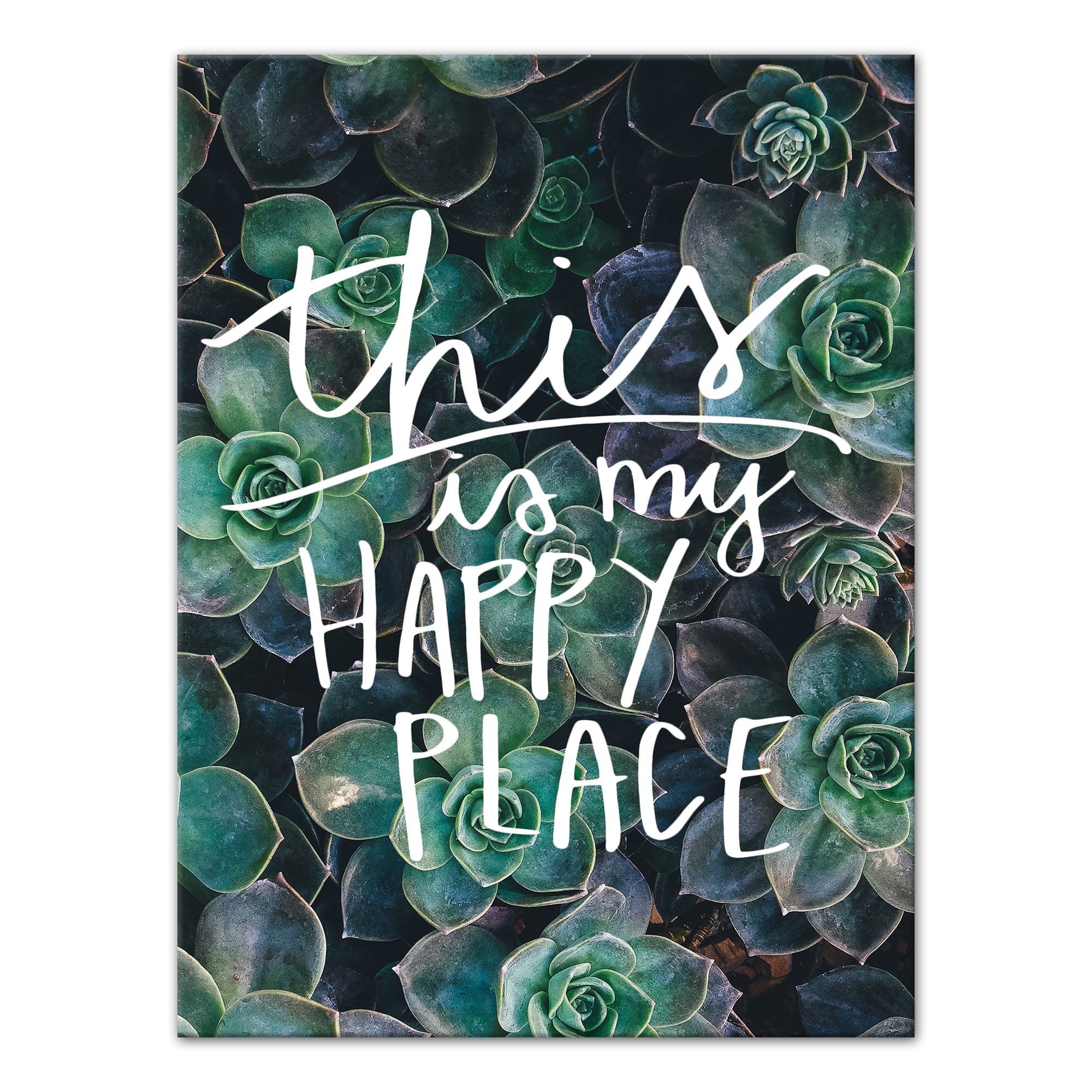 This Is My Happy Place 12" x 16" Canvas Wall Art
