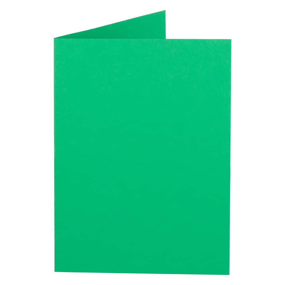 JAM Paper Green Blank Foldover Cards