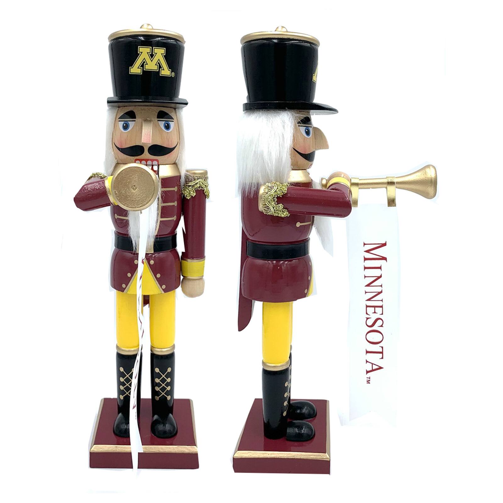 14" College Bugler Nutcracker By Santasworkshop in Minnesota | 14.25" x 4" x 6.5" | Michaels®