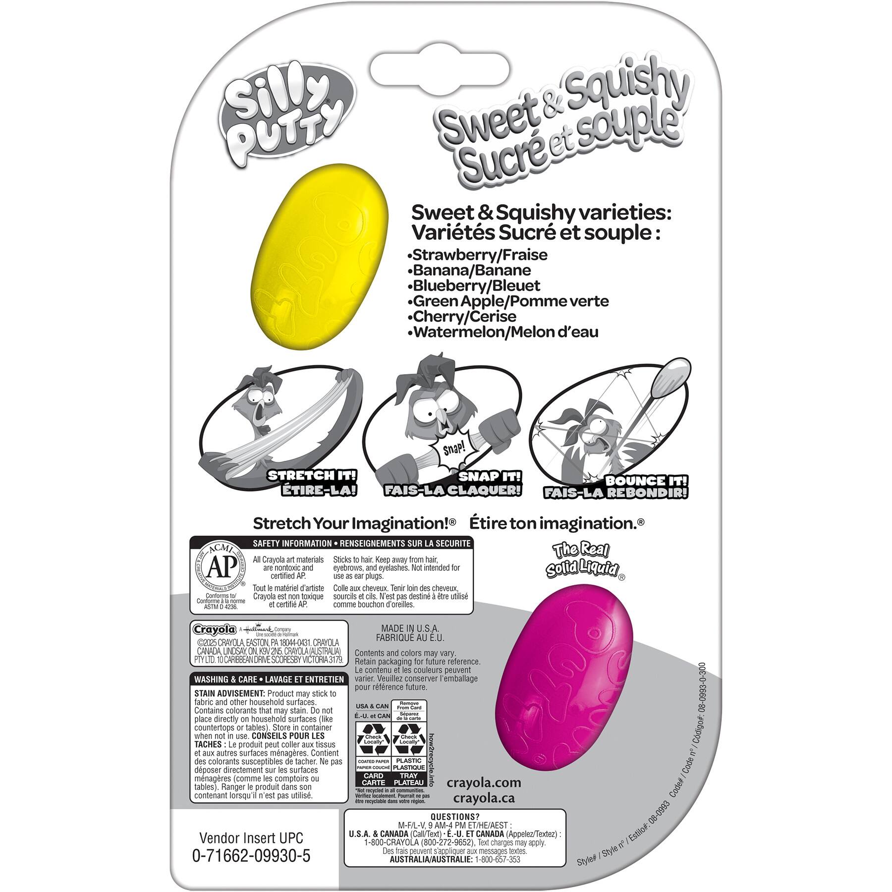 Crayola® Silly Putty® 1/4oz. Sweet & Squishy Egg Set