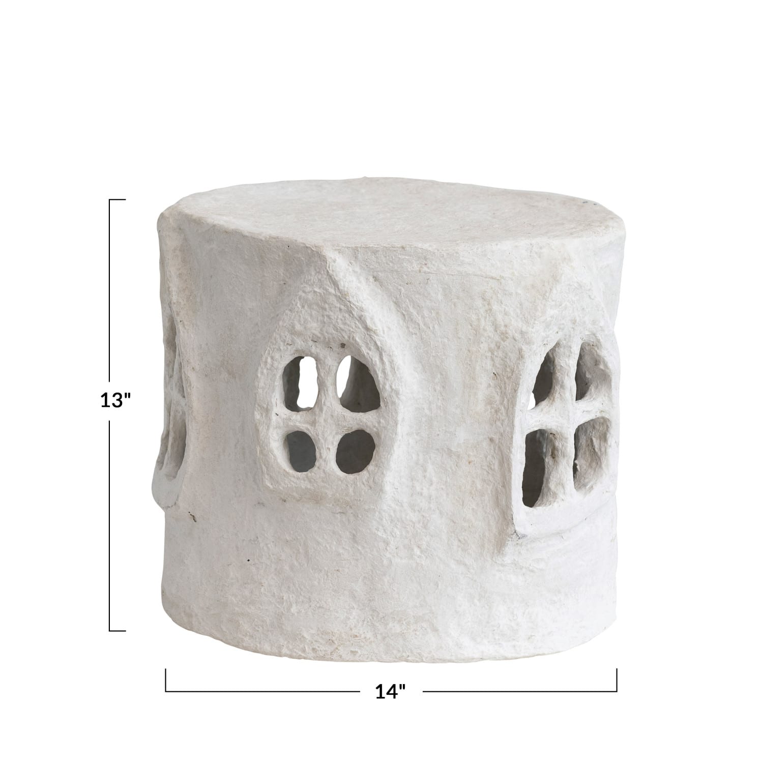 Hello Honey® 14" Handmade Paper Mache House Decoration