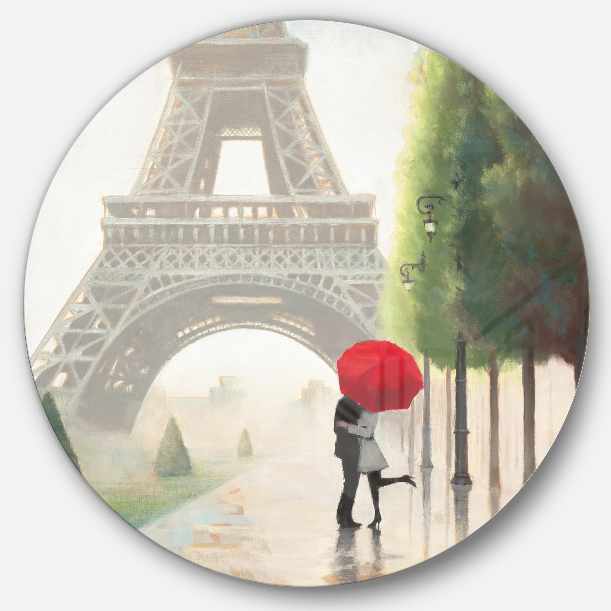 Designart - Paris Romance Couples