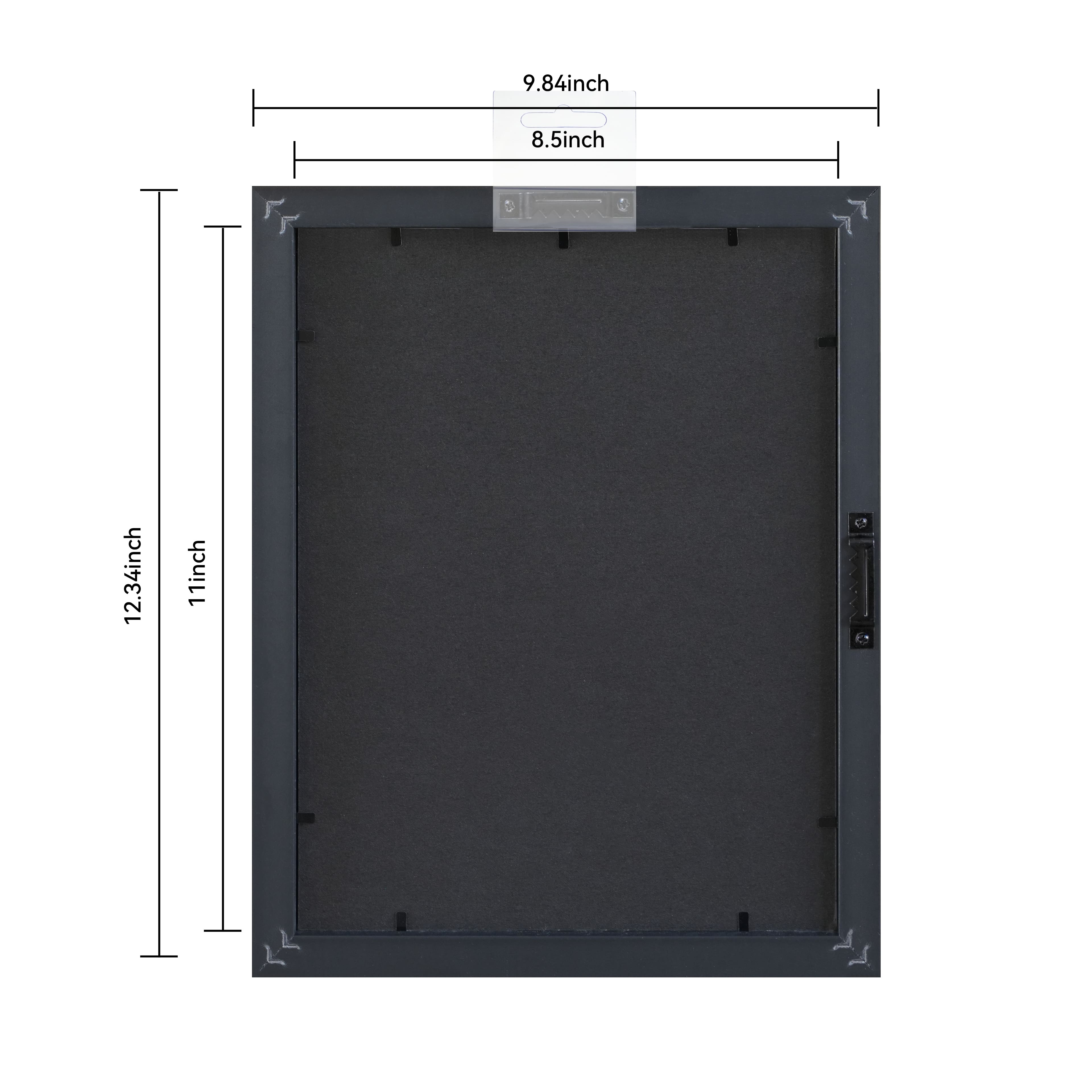 8.5" x 11" Black & Gold Plastic Document Frame, Graduation by Ashland®