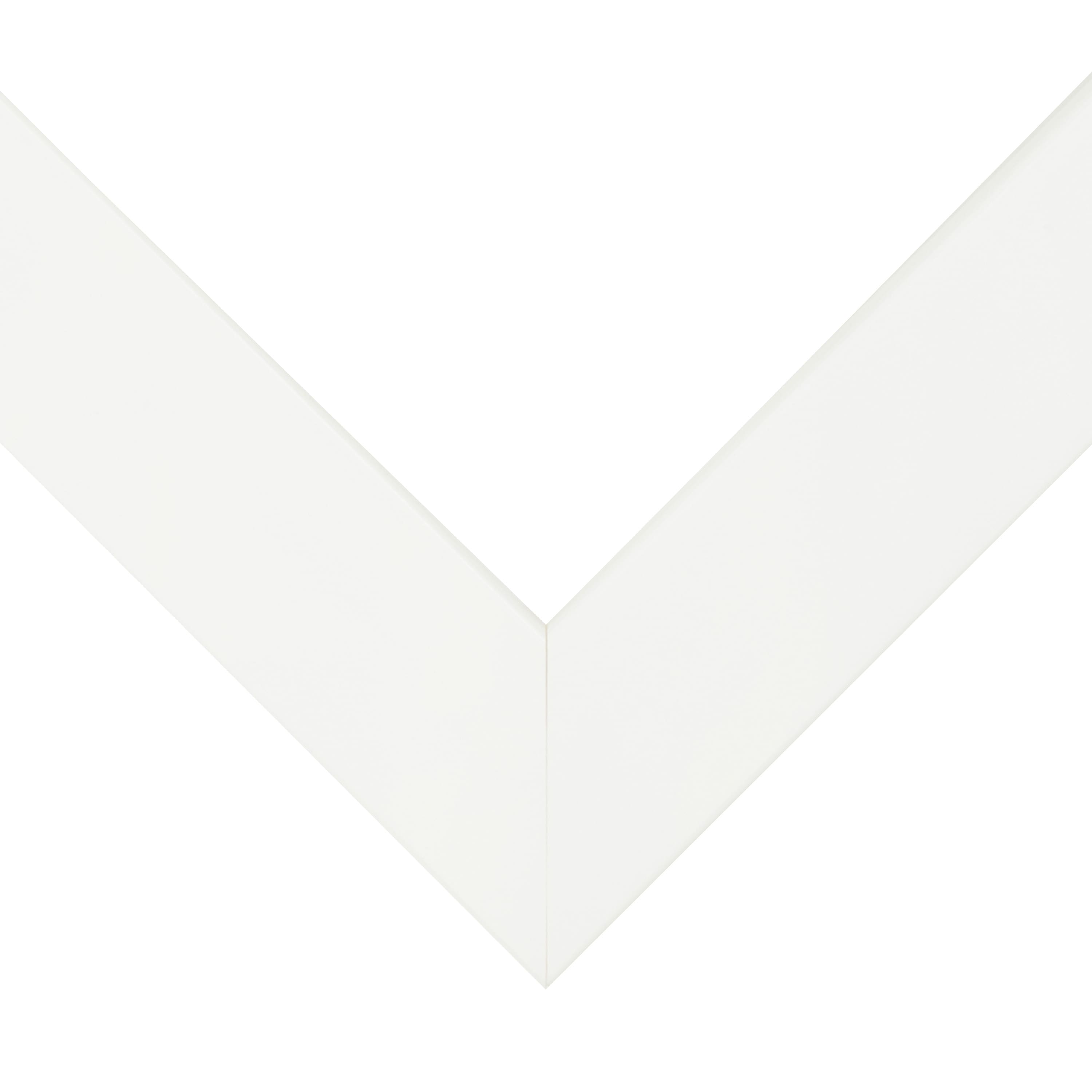 Frame USA Simply Poly White Single Image Picture Frame