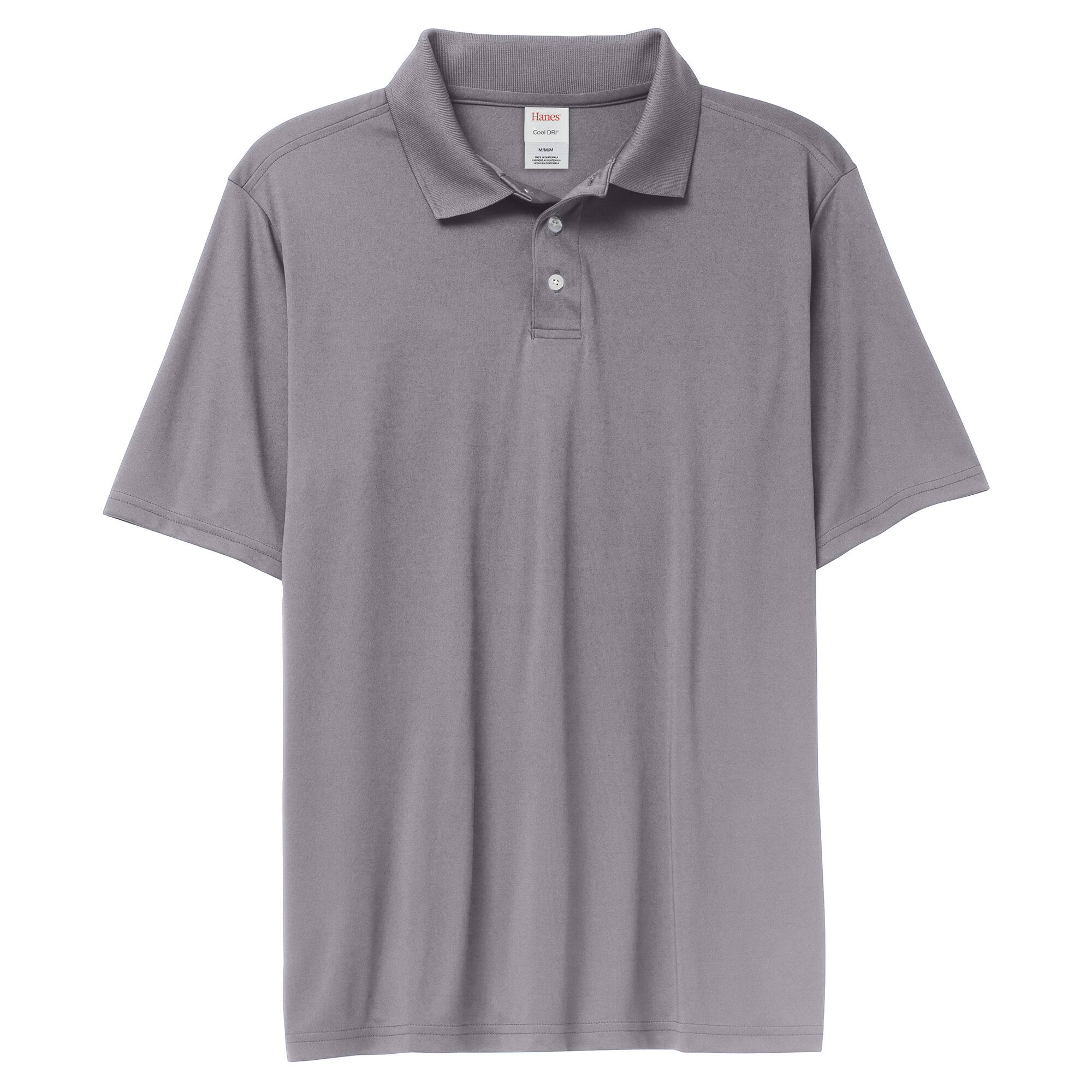 Hanes Men's Cool DRI Polo Shirt in Graphite | Small | Michaels®