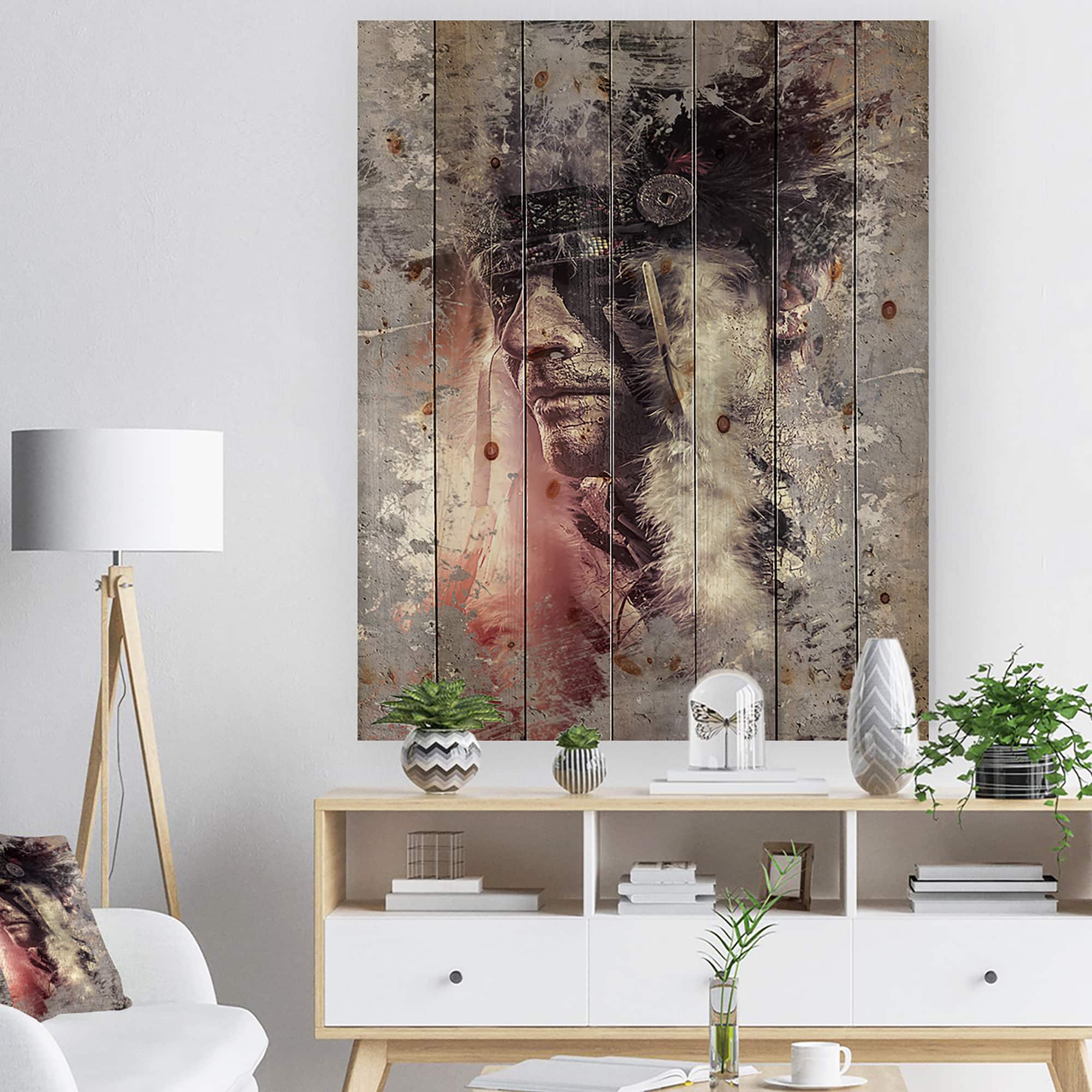 Designart - Native American Indian Warrior