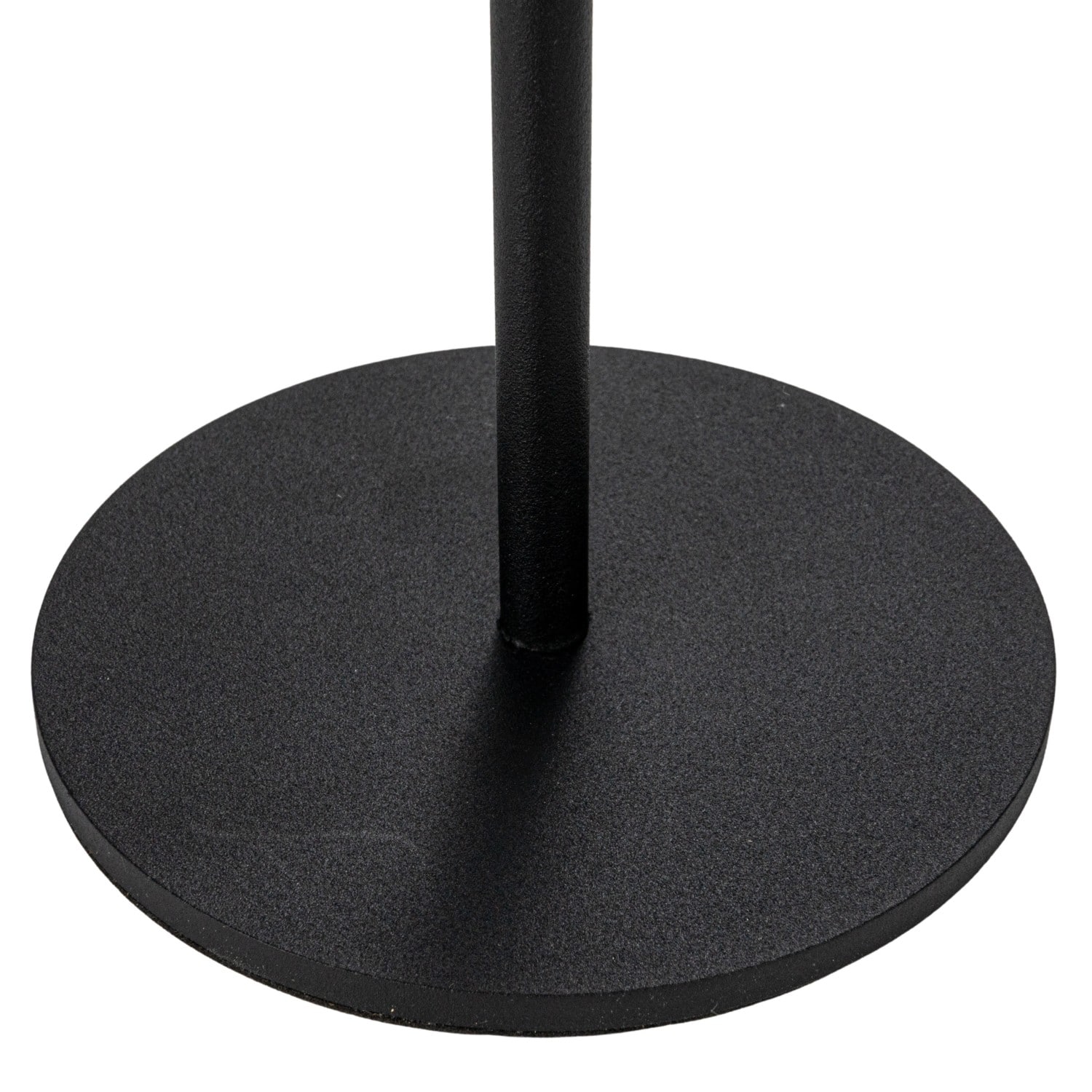 Hello Honey® 14.5" Black Round Metal LED Rechargeable Table Lamp