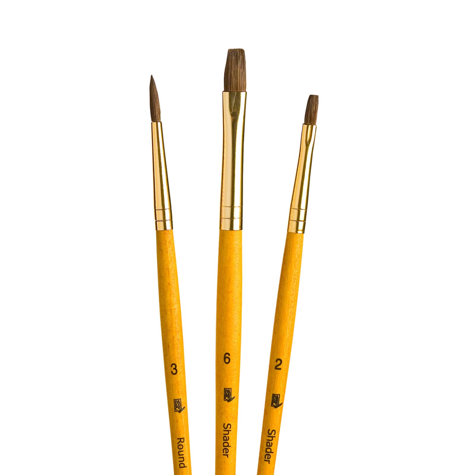 Princeton™ RealValue™ Synthetic Hair Brush 3 Piece Set