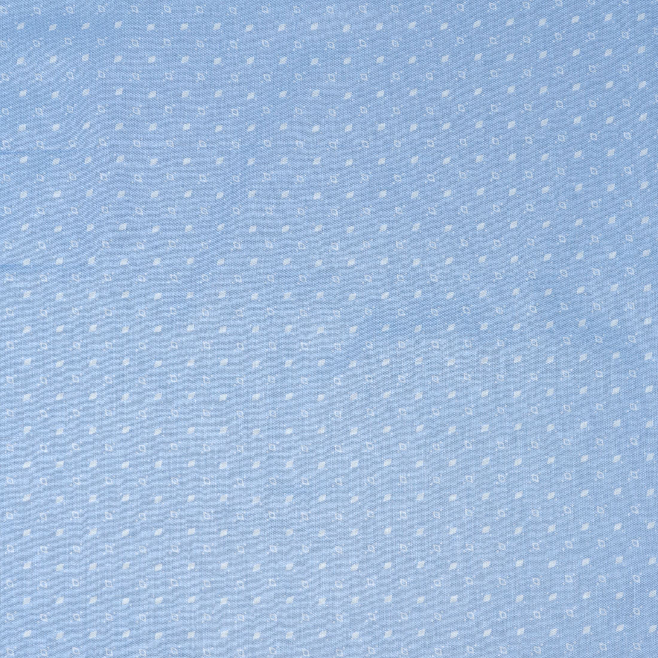 Stitch & Sparkle Vintage Mix & Match Diamond Sky Cotton Fabric