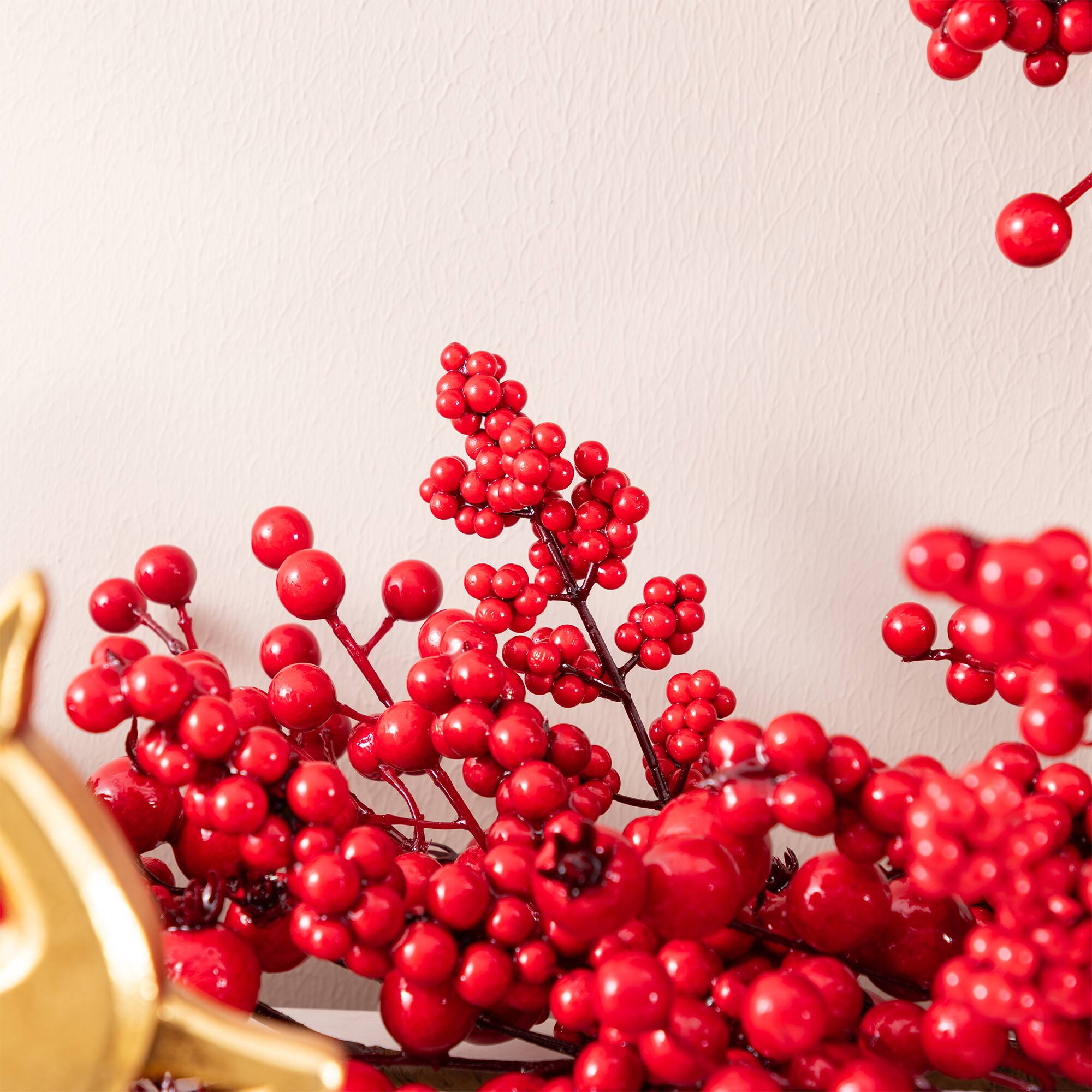 Glitzhome® 6ft. Christmas Full Berry Garland