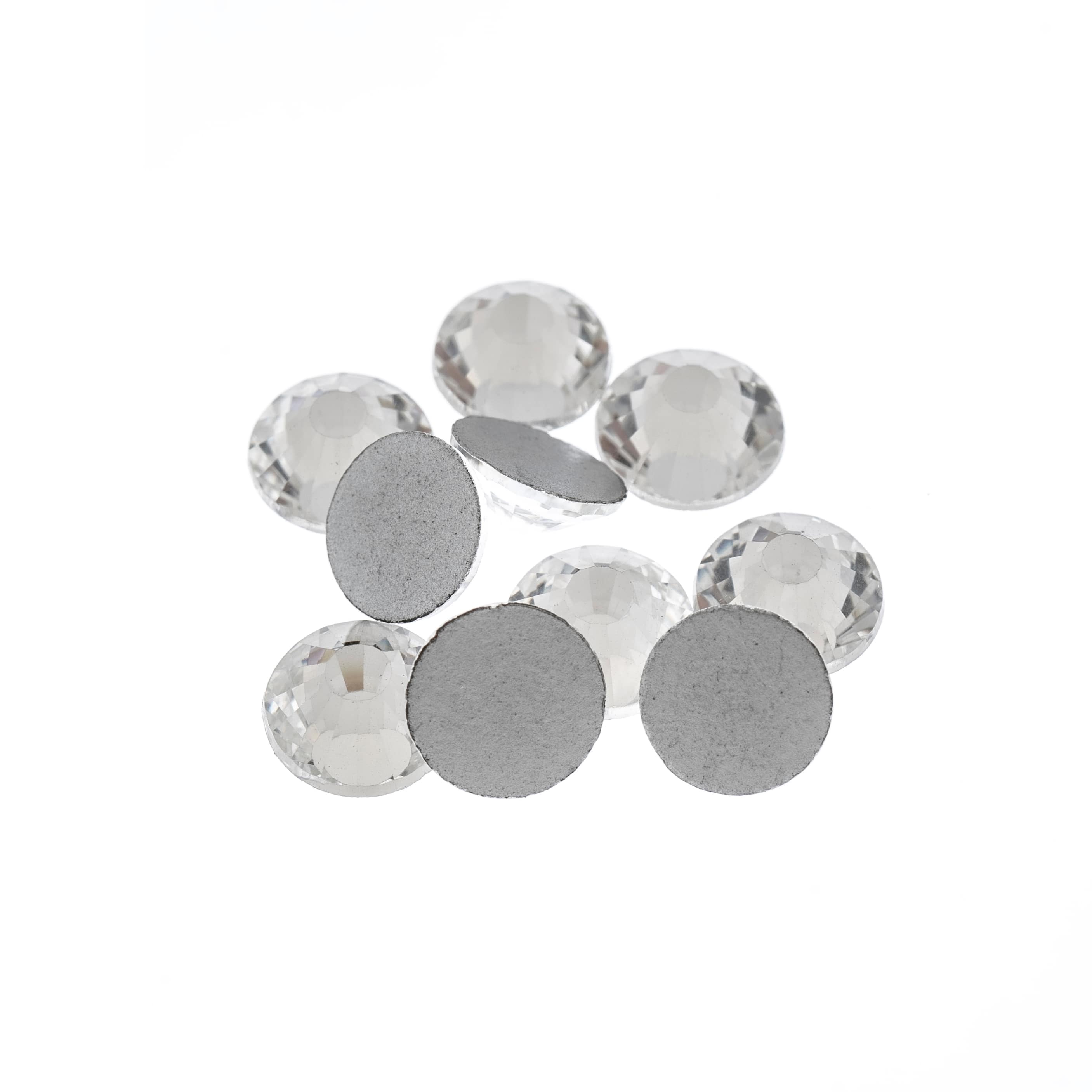 12 Pack: Crystal SS30 Glass Flatback Rhinestones by Bead Landing™