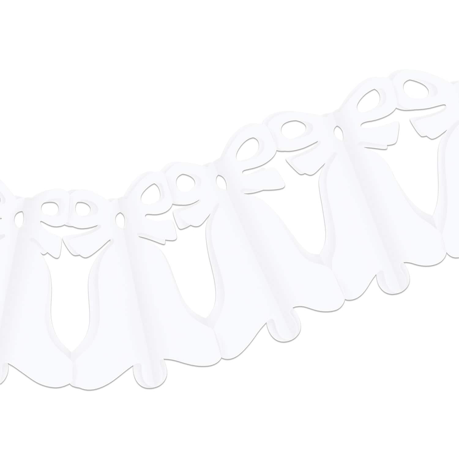 Beistle 12ft. White Westminster Bell Garlands, 2ct.
