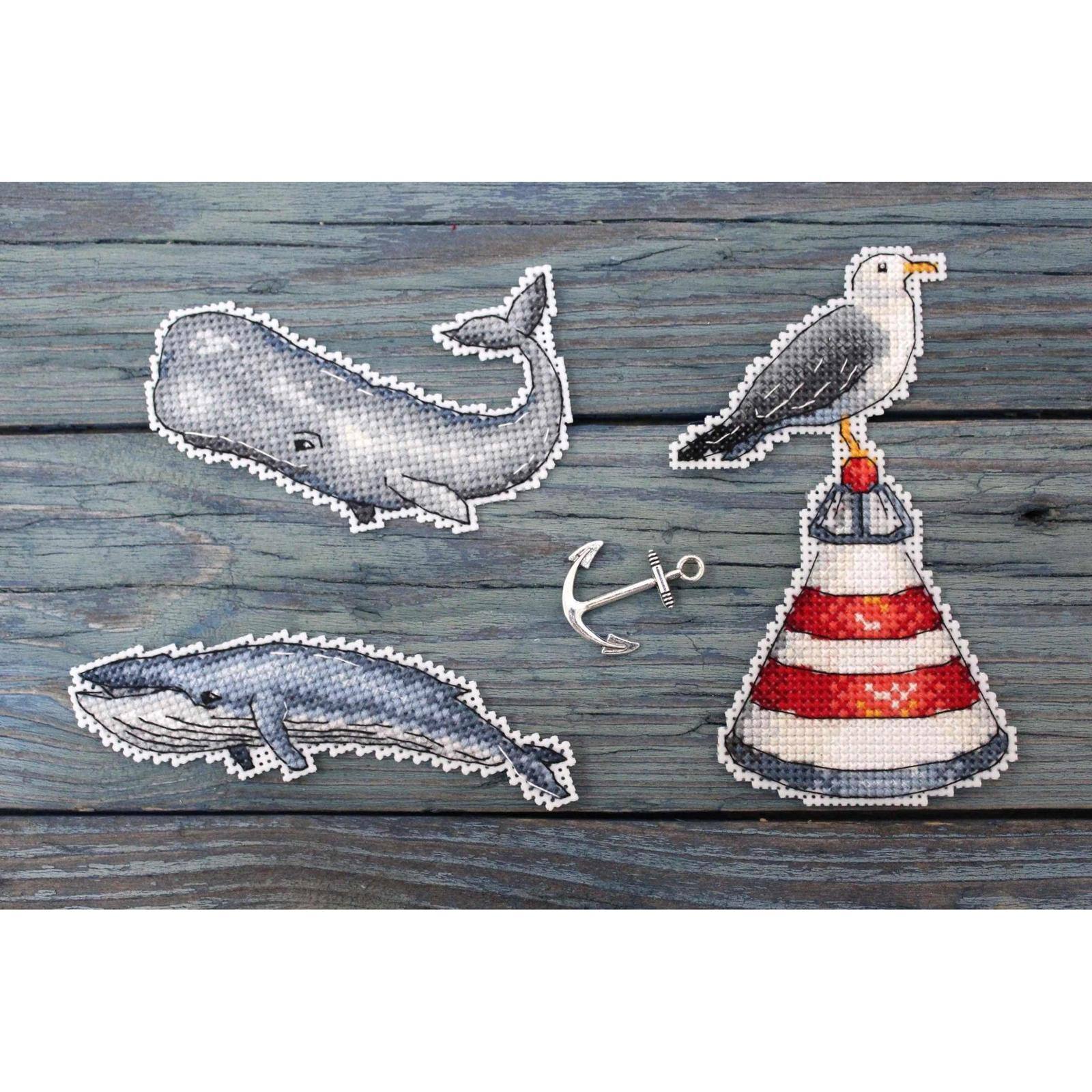 MP Studia Ocean Sound Plastic Canvas Counted Cross Stitch Kit