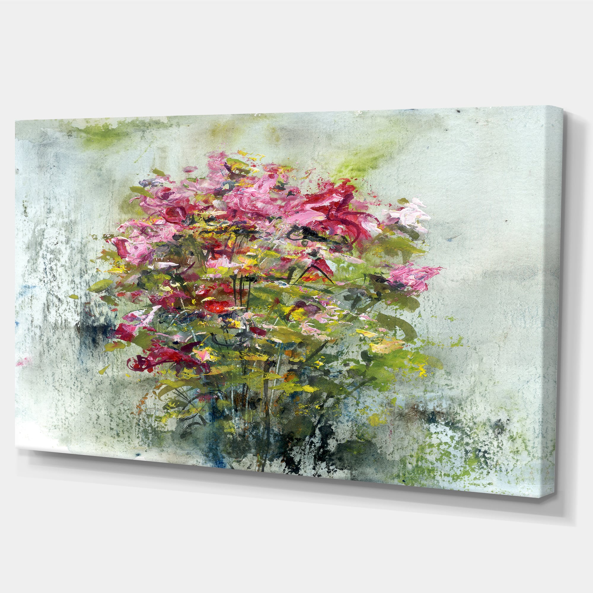 Designart - Bouquets Of Roses Painting Art - Floral Art Canvas Print