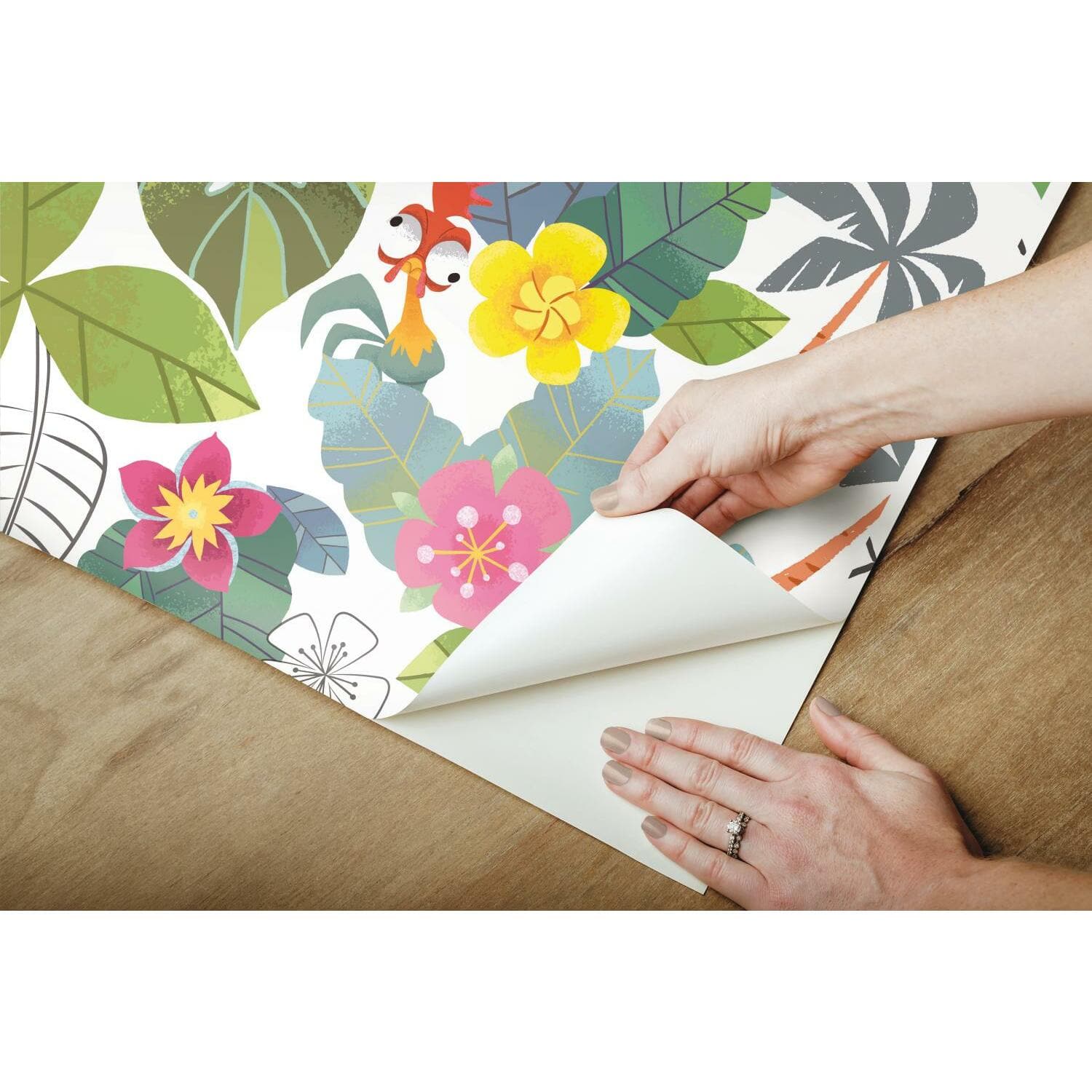 RoomMates Disney Moana Jungle Peel & Stick Wallpaper