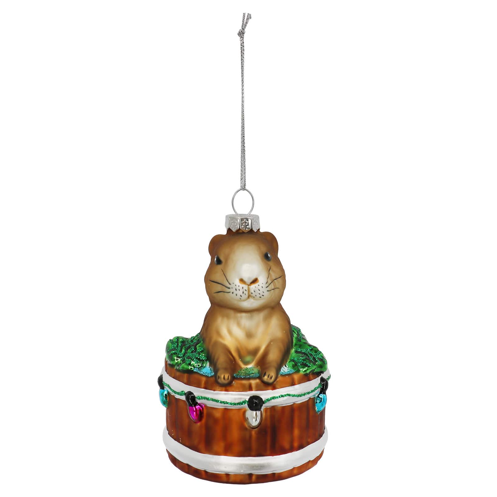 4" Bathing Capybara Glass Ornament by Ashland®