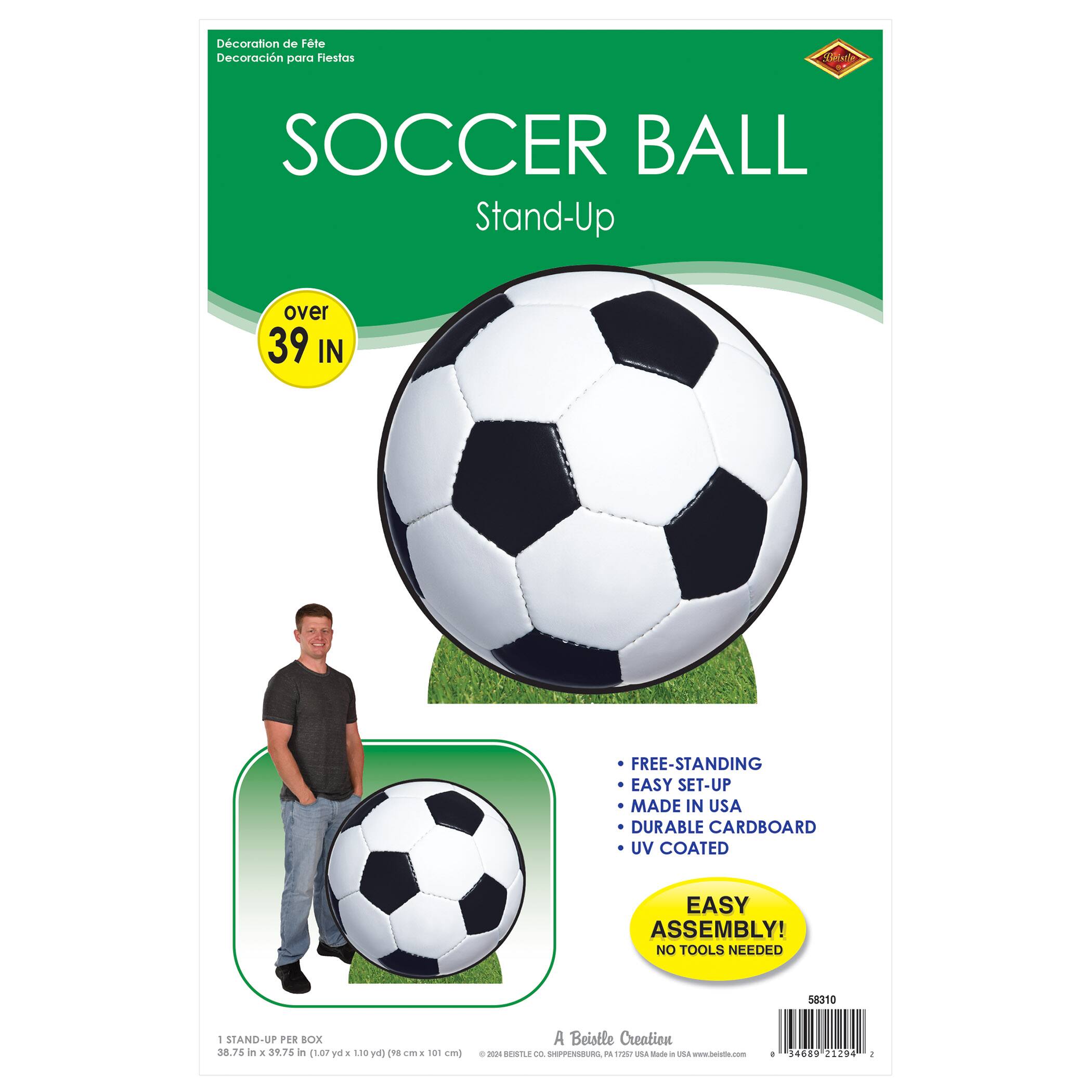 Beistle 39.75" Soccer Ball Stand-Up