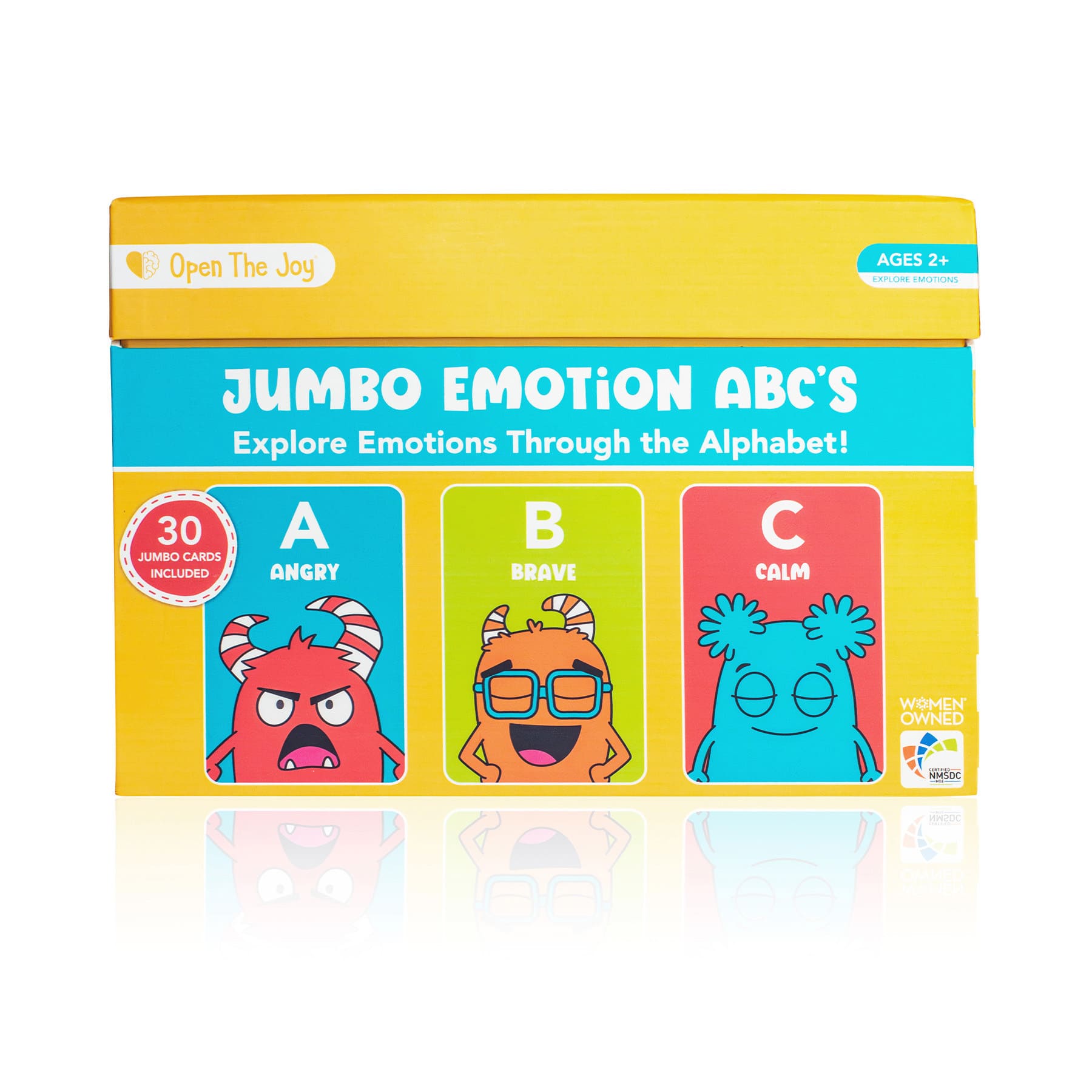 Open the Joy Jumbo ABC Emotion Cards Set