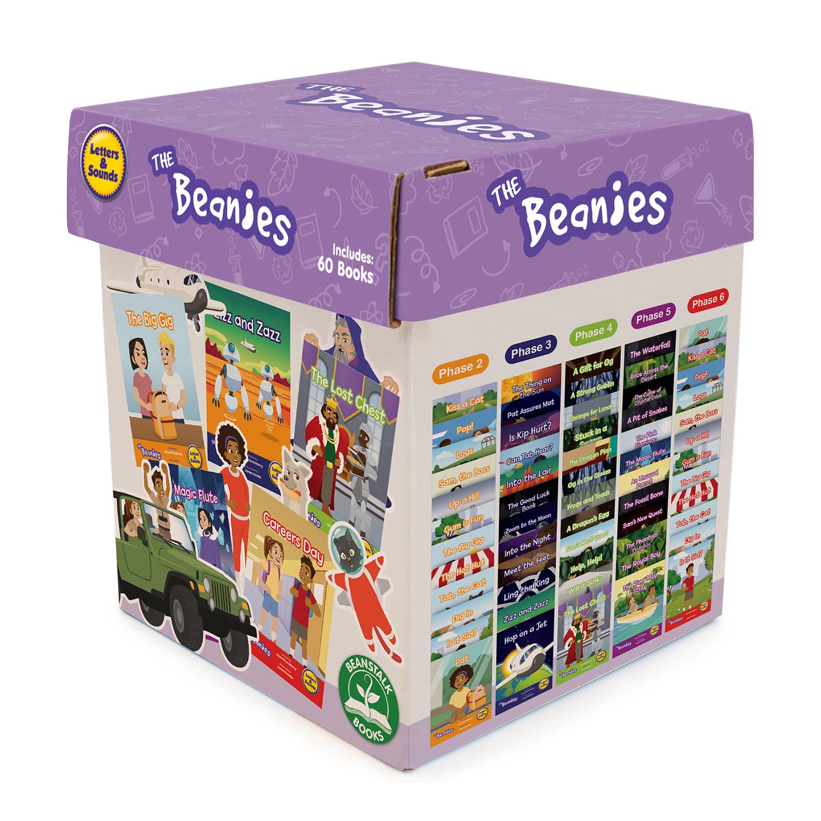 Junior Learning The Beanies Letters & Sounds Boxed Set