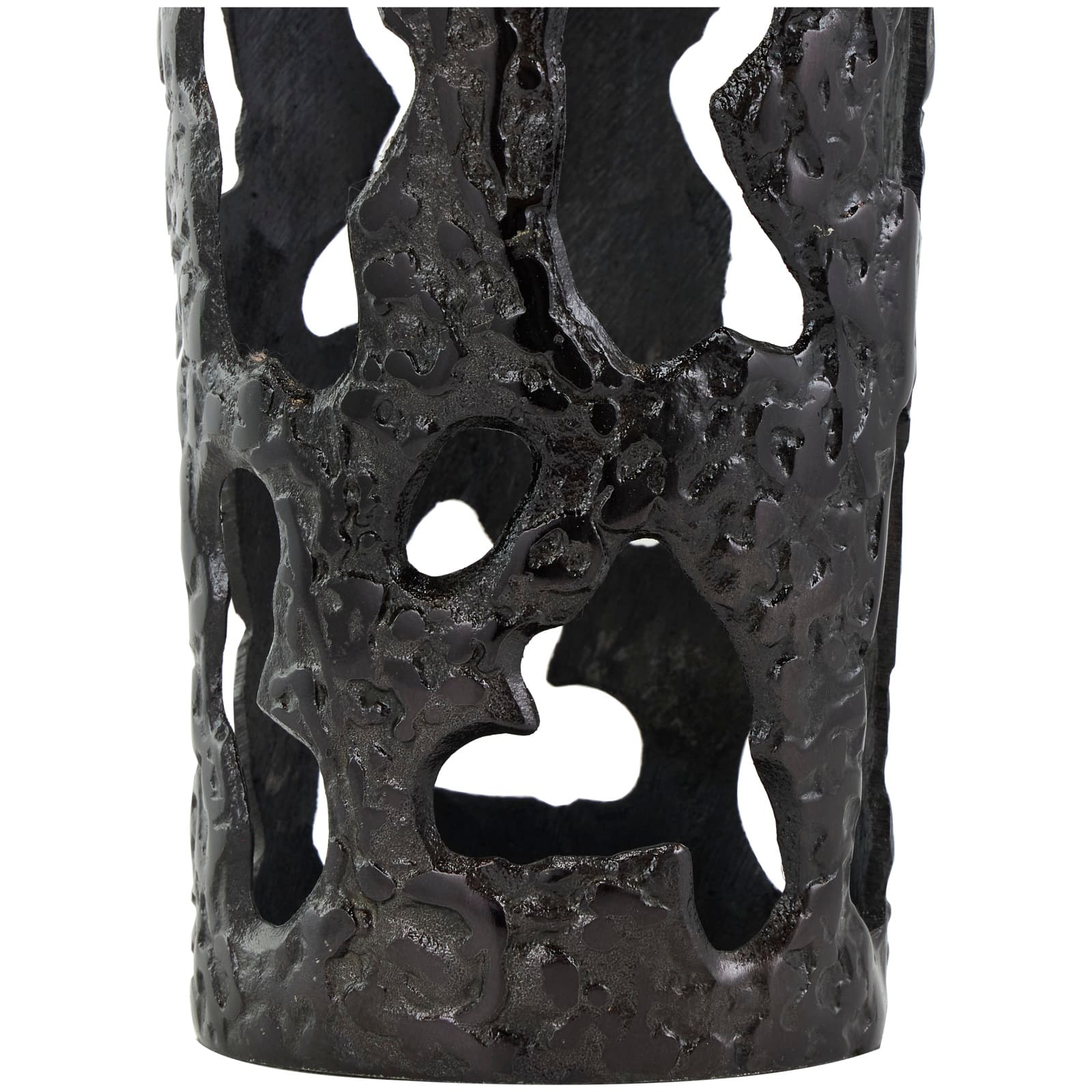 31" Contemporary Aluminum Melting Drip Vase