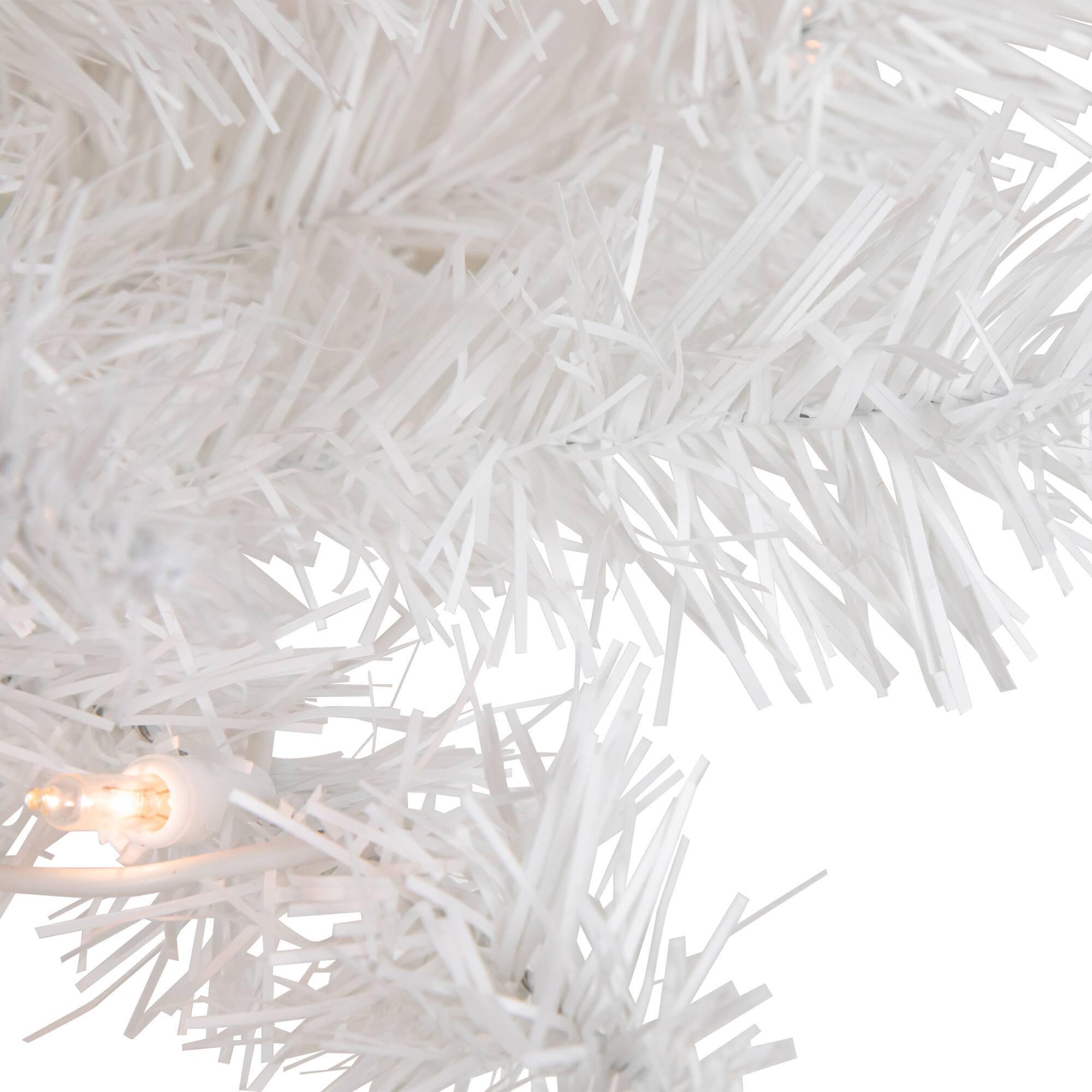 Northlight 2ft. Pre-Lit Slim Tinsel Artificial Christmas Tree