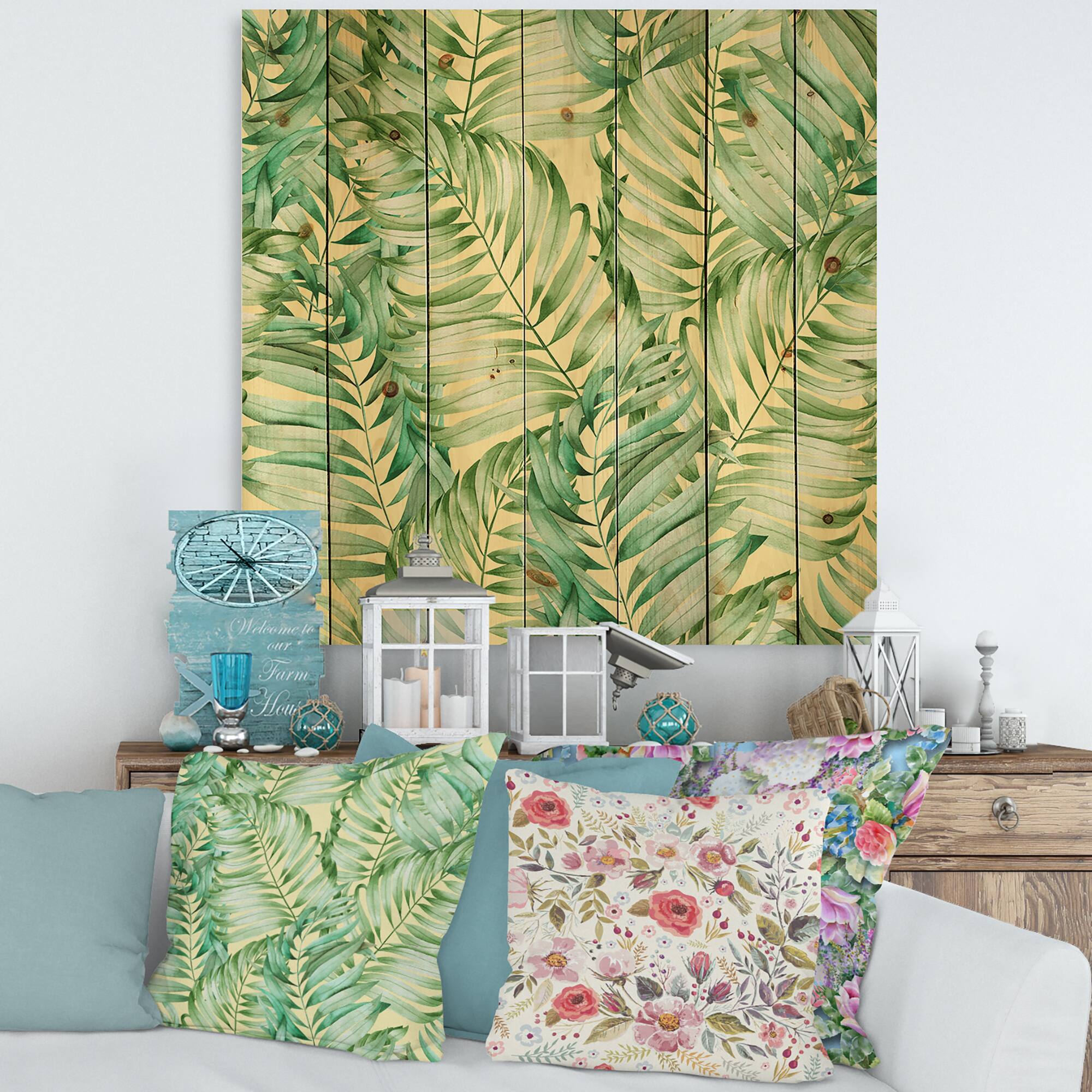 Designart - Tropical Leaves of Monstera