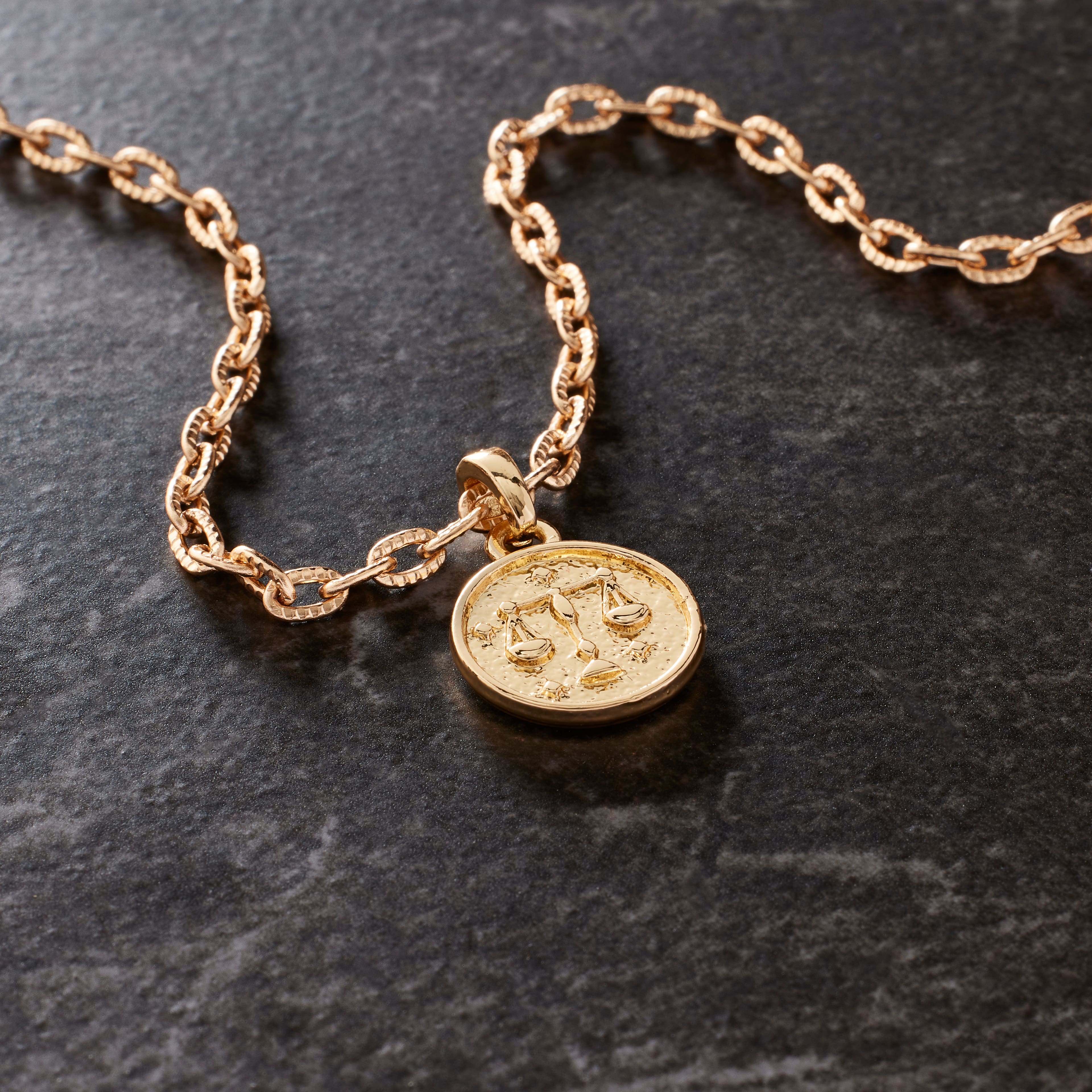 12 Pack: Metal Zodiac Coin Charm by Bead Landing™