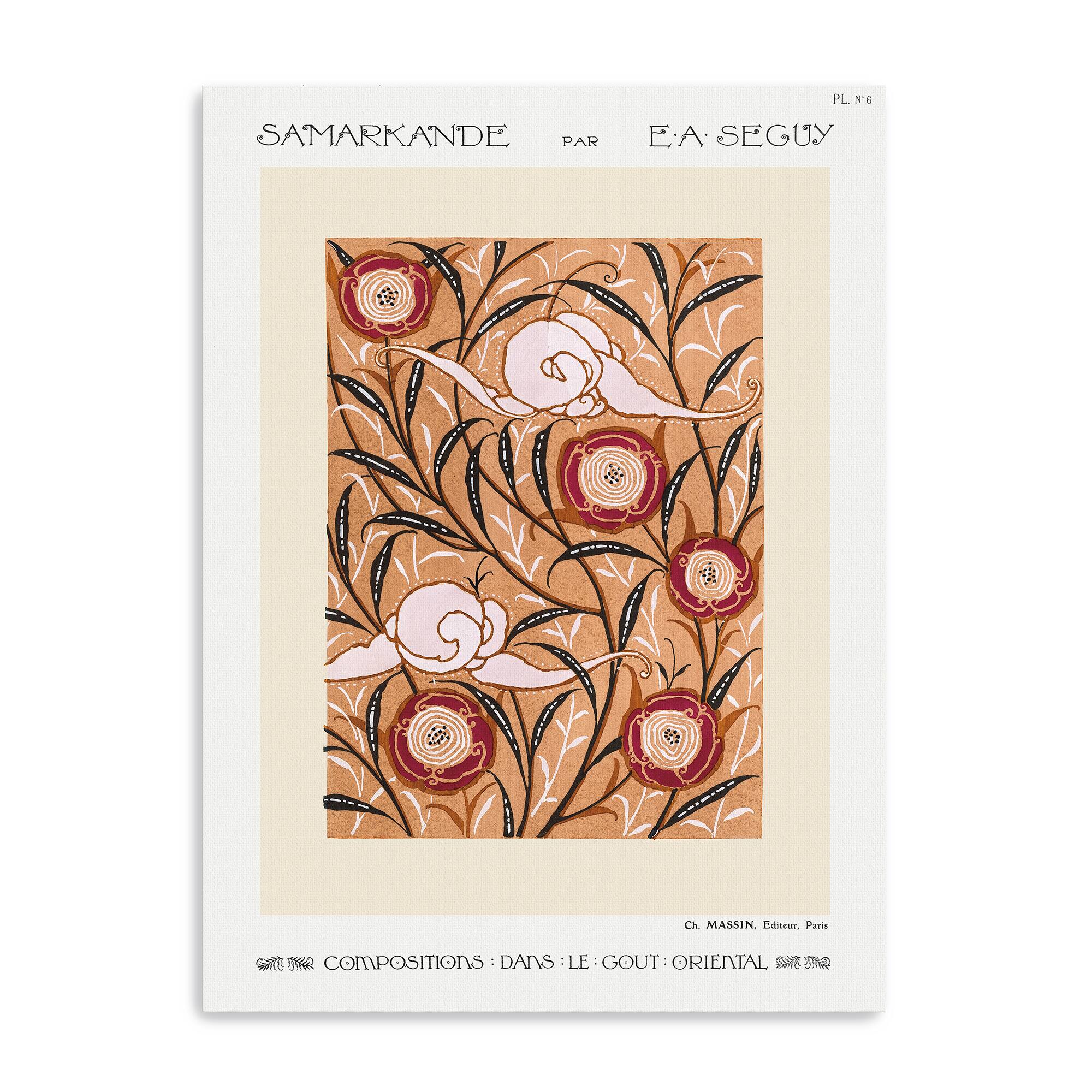 Lumaprints Vintage Pochoir Poster II Canvas Giclée Art