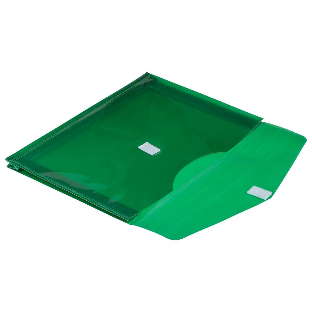 JAM Paper 9.75" x 13" Plastic Hook & Loop Closure Envelopes, 12ct.
