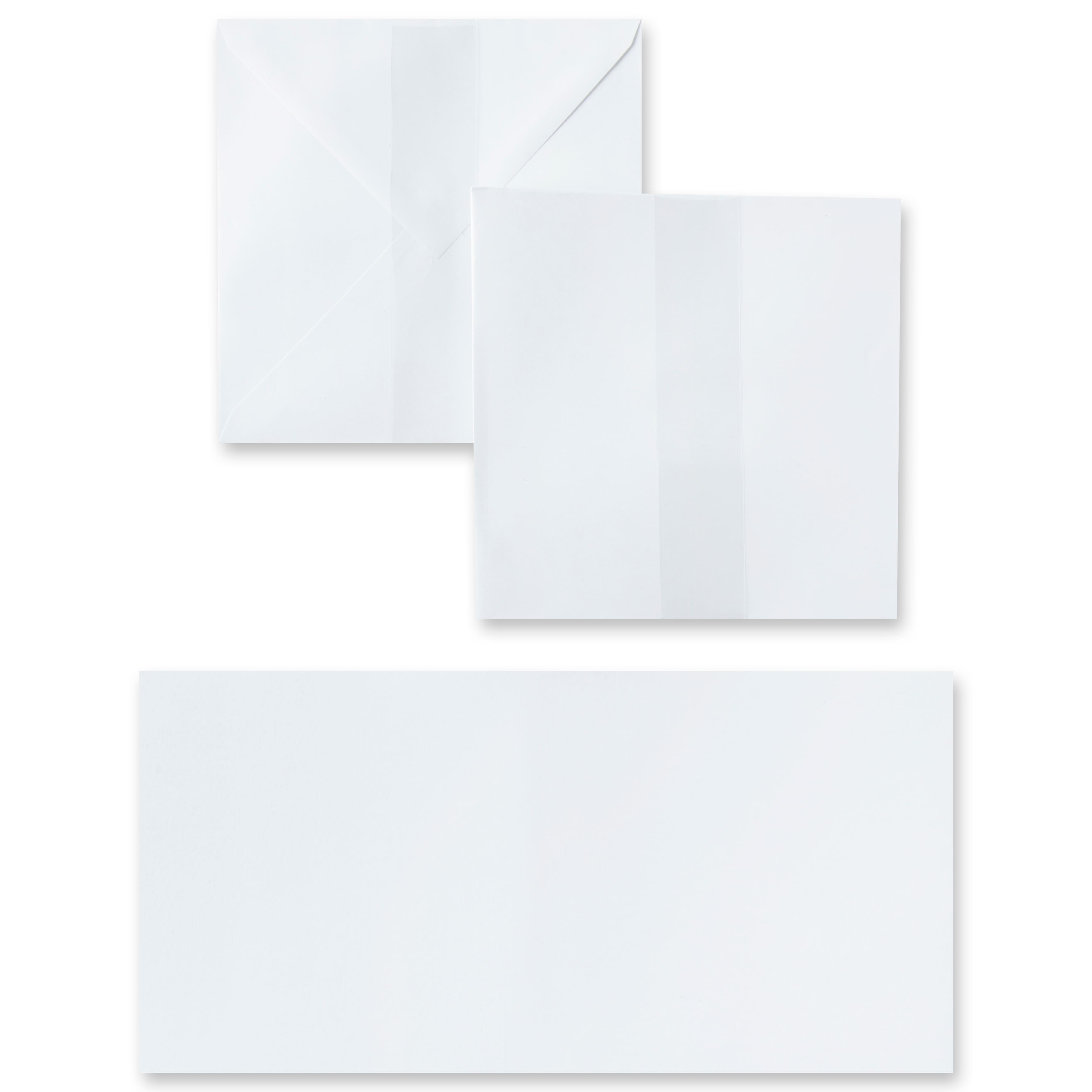 5.5" x 5.5" White Square Card & Envelope Set by Recollections™, 40ct.