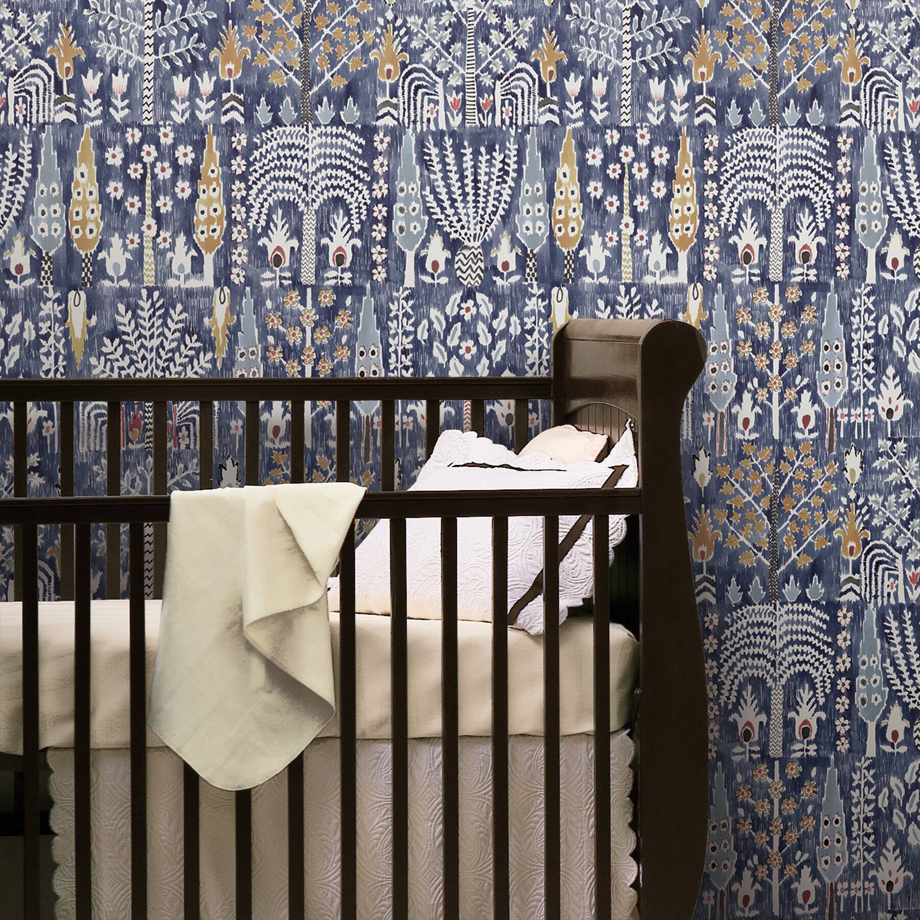 RoomMates Blue Persian Ikat Peel & Stick Wallpaper