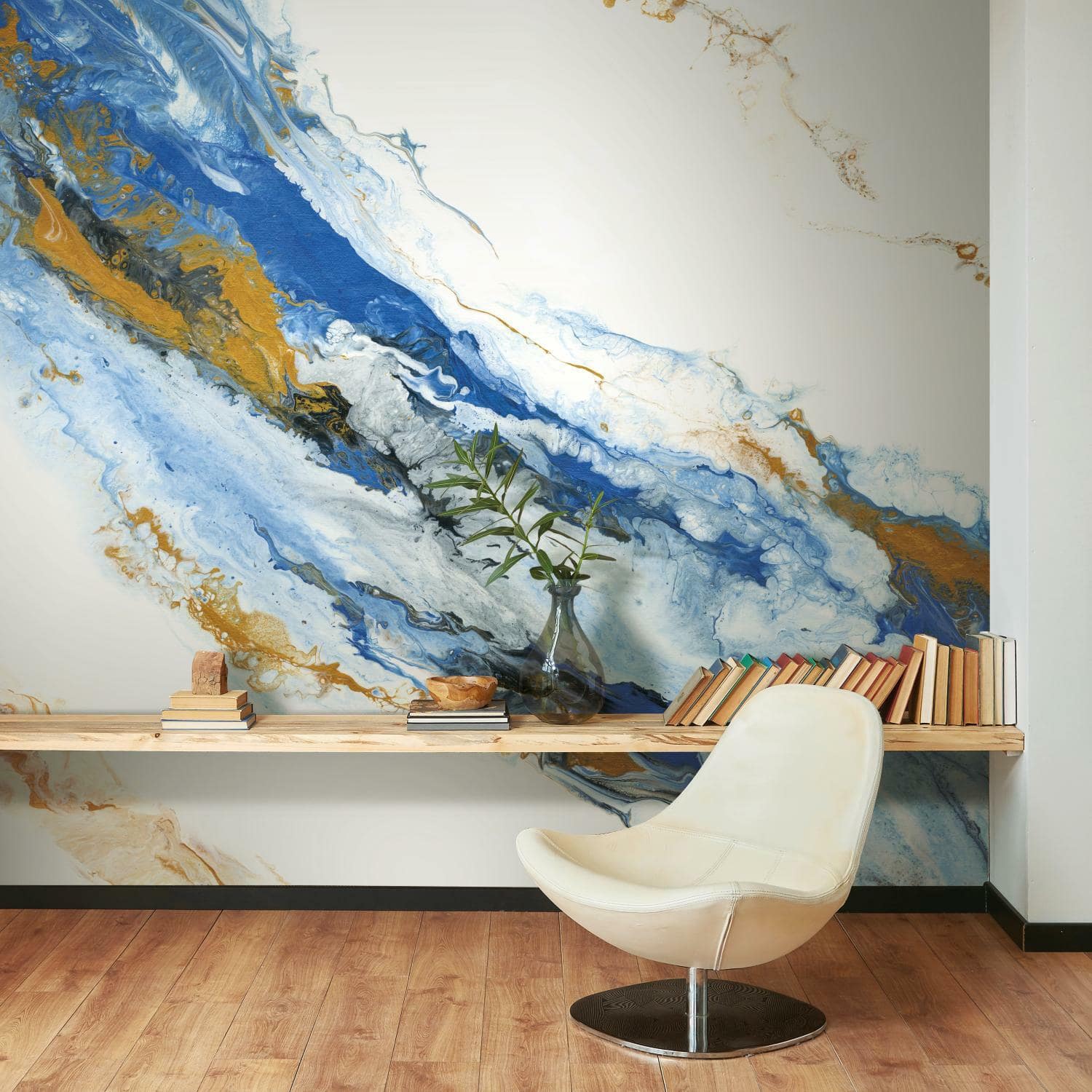 RoomMates Crystal Geode Peel & Stick Mural Wallpaper